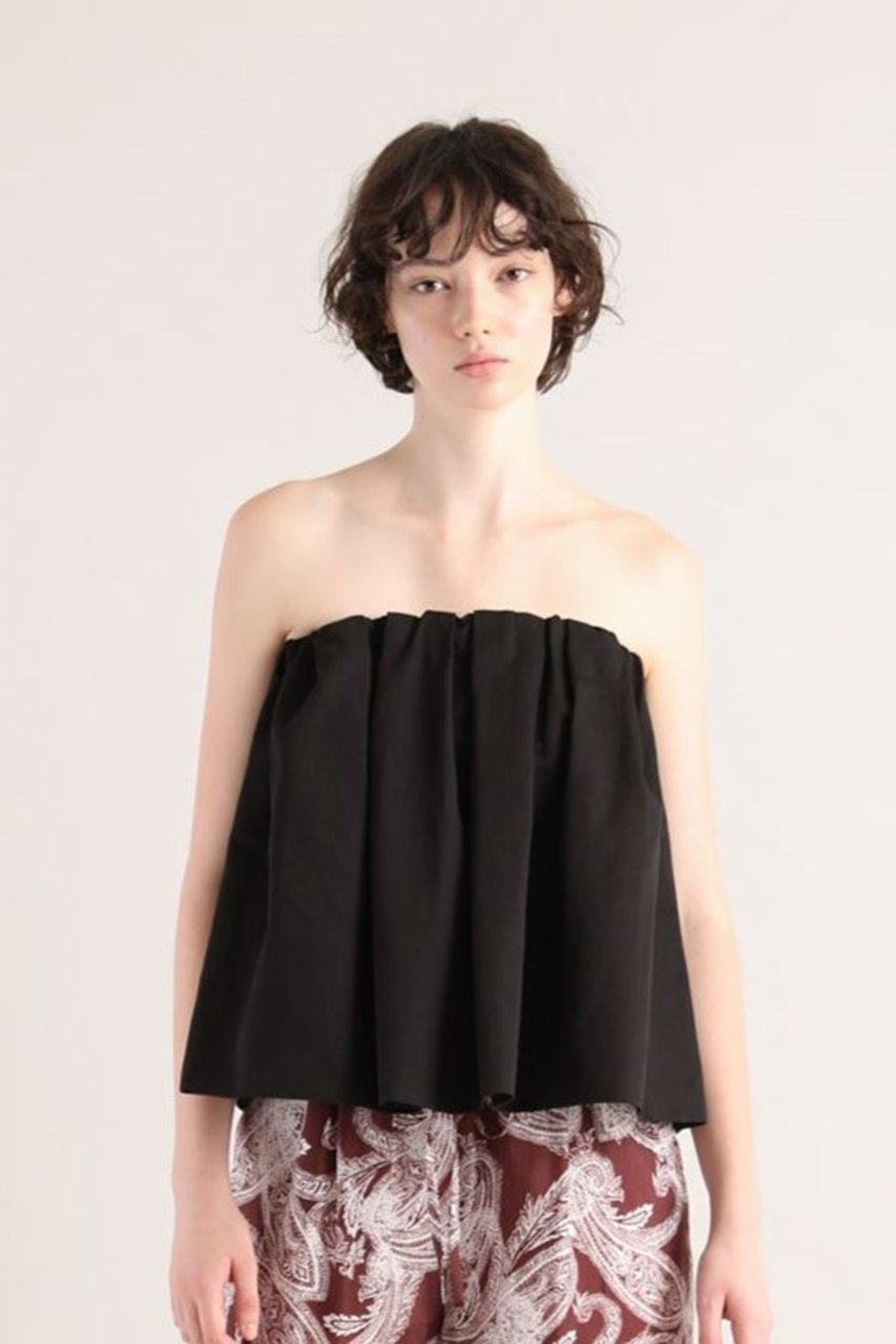 【サクラ/SACRA】のリネンコットンツイルギャザーブラウス 人気、トレンドファッション・服の通販 founy(ファニー) 　ファッション　Fashion　レディースファッション　Fashion for Women　トップス・カットソー　Cut & Sew Tops　キャミソール&ノースリーブ　Camisoles & Sleeveless Tops　シャツ・ブラウス・オフィスカジュアル　Elegant Blouses & Button-Ups　おすすめ　Recommended / Our Picks　カットソー　Cut and Sewn Top　ギャザー　Gathered, Ruffled　スリーブ　Sleeve, Long Sleeve / Short Sleeve　ツイル　Twist, Twisted Detail　ノースリーブ　Sleeveless, No-Sleeve　フェミニン　Feminine, Girly　リネン　Linen, Linen Fabric　夏　Summer　春　Spring　S/S・春夏　SS, Spring/Summer, Warm Season　other-8|ID: prp329100004512204 ipo3291000000032906237