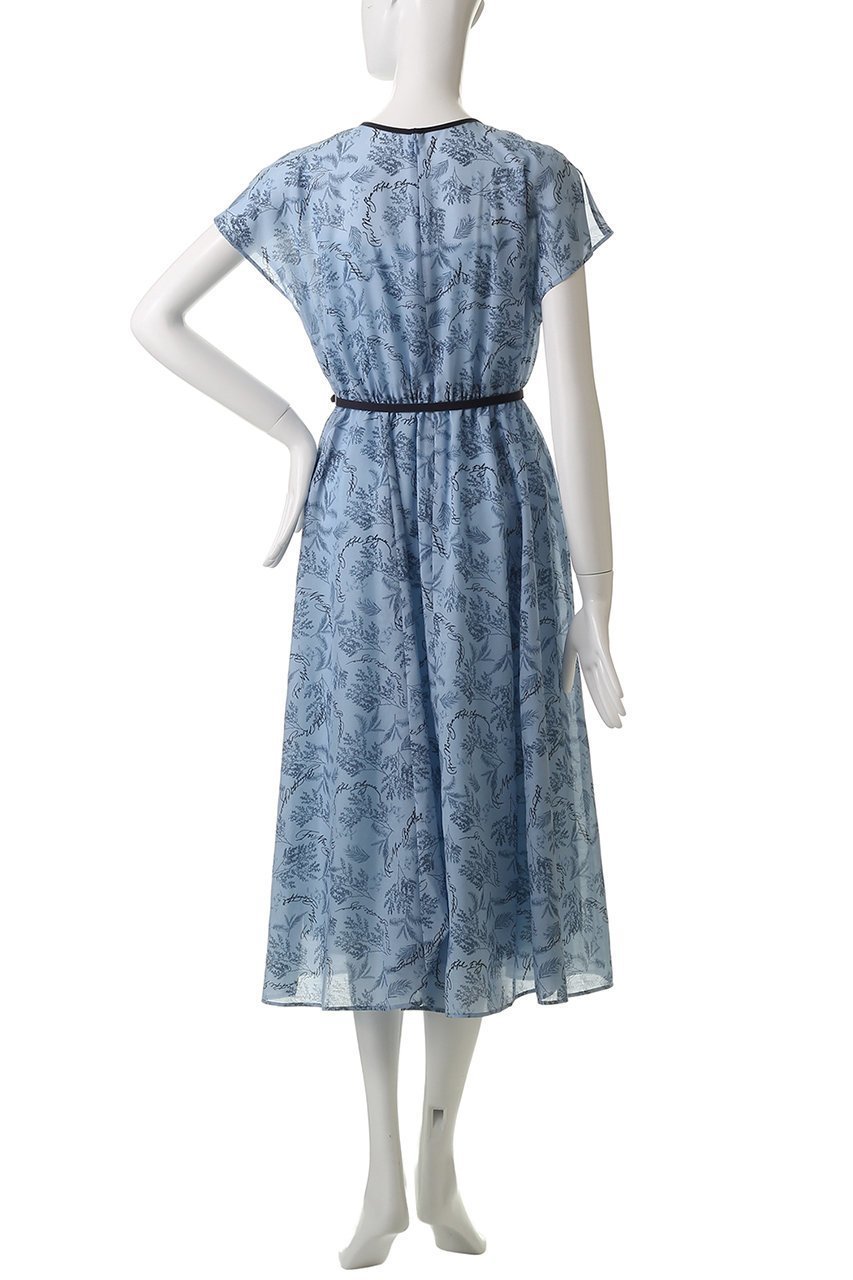 【アナイ/ANAYI】のリーフカリグラフィーPTベルトツキワンピース 人気、トレンドファッション・服の通販 founy(ファニー) 　ファッション　Fashion　レディースファッション　Fashion for Women　ワンピース　Dresses　チュニック　Tunic Tops & Dresses　ベルト&ウエストマーク　Belts & Waist Accessories　チュニック　Tunic, Long Top　パイピング　Piping, Trim Design　フラワー　Flower, Floral　プリント　Print, Printed Pattern　ミックス　Mix, Mixed Style　モチーフ　Motif, Design Theme　リーフ　Leaf, Botanical Leaf　ロング　Long, Long-Length　other-4|ID: prp329100004512212 ipo3291000000035532625