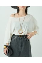 【カオス/Chaos】の【WHY NOT NOW】アルバTシャツ 人気、トレンドファッション・服の通販 founy(ファニー) ファッション Fashion レディースファッション WOMEN トップス・カットソー Tops/Tshirt シャツ/ブラウス Shirts/Blouses ロング / Tシャツ T-Shirts カットソー Cut and Sewn インナー Inner シルケット Mercerization スリーブ Sleeve デニム Denim ロング Long 夏 Summer NEW・新作・新着・新入荷 New Arrivals thumbnail ホワイト|ID: prp329100004512226 ipo3291000000031873937