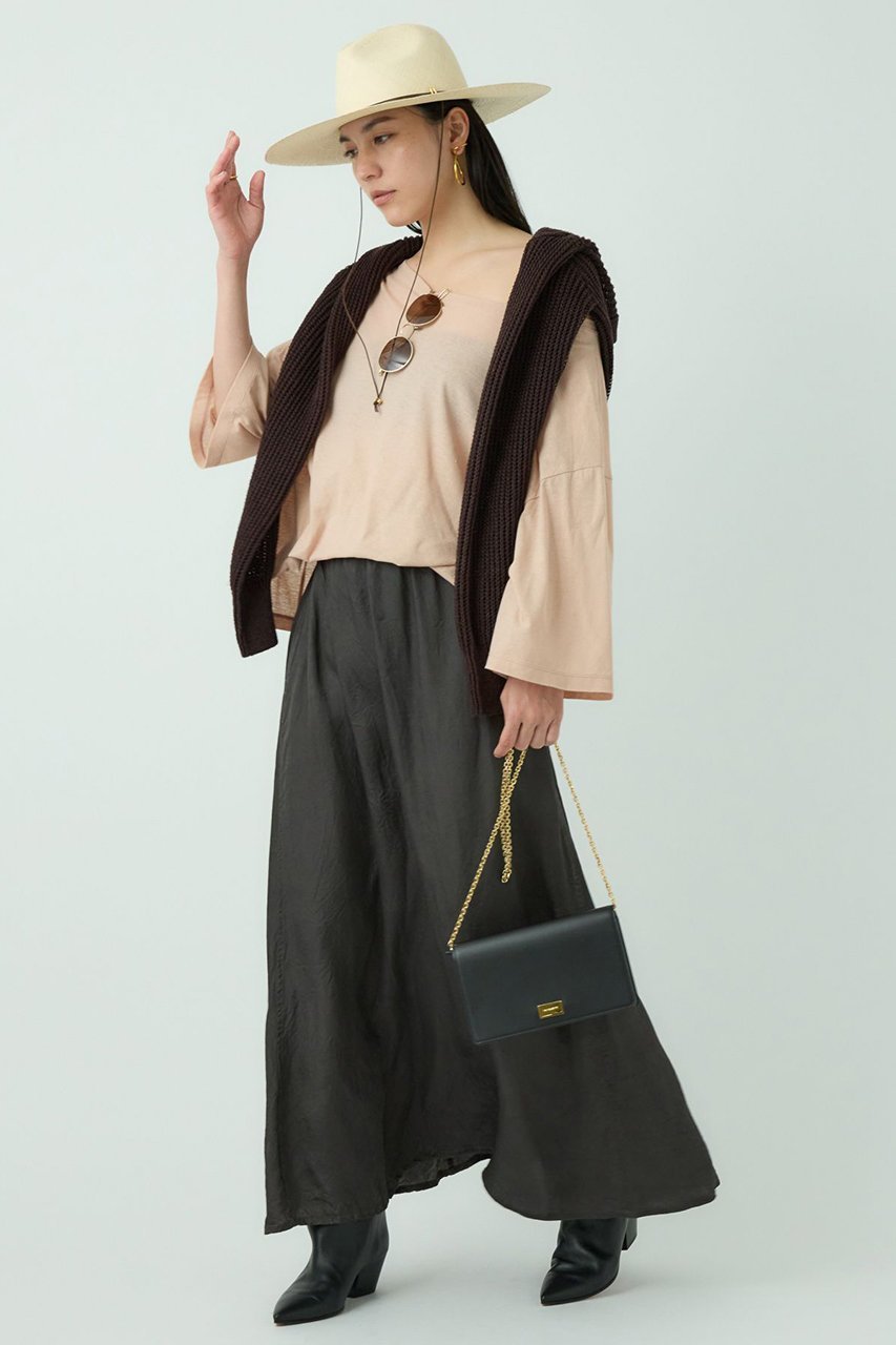 【カオス/Chaos】の【WHY NOT NOW】アルバTシャツ 人気、トレンドファッション・服の通販 founy(ファニー) ファッション Fashion レディースファッション Fashion for Women トップス・カットソー Cut & Sew Tops シャツ・ブラウス・オフィスカジュアル Elegant Blouses & Button-Ups ロングTシャツ・Tシャツ Longline T-Shirts & Tees カットソー・ベーシックTシャツ Cut-and-Sewn Tops / Stretch Tees & Basics インナー Innerwear シルケット Silket, Silky Cotton スリーブ Sleeve, Long Sleeve / Short Sleeve デニム Denim, Jeans Material ロング Long, Long-Length 再入荷 Restock / Back in Stock 夏 Summer other-4|ID: prp329100004512226 ipo3291000000035274380