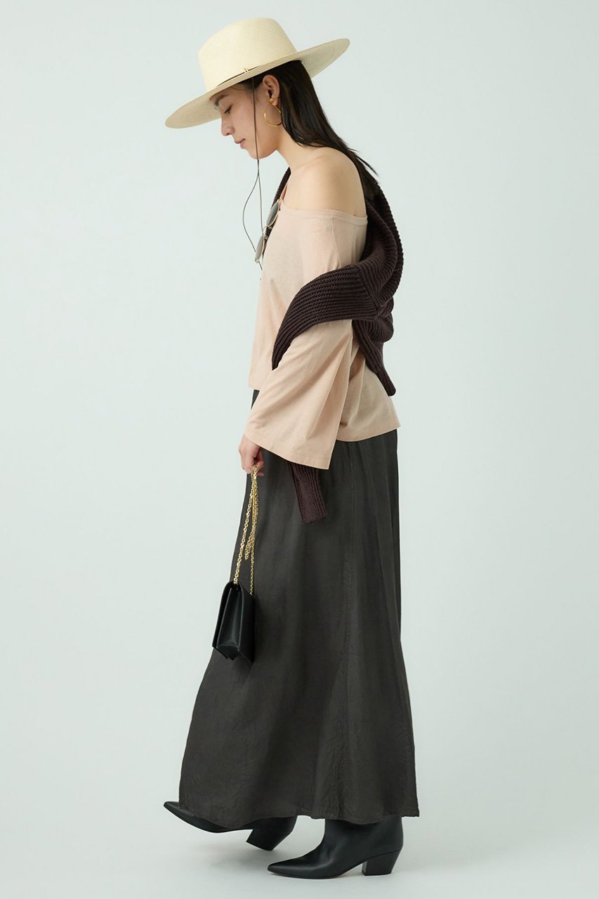 【カオス/Chaos】の【WHY NOT NOW】アルバTシャツ 人気、トレンドファッション・服の通販 founy(ファニー) ファッション Fashion レディースファッション Fashion for Women トップス・カットソー Cut & Sew Tops シャツ・ブラウス・オフィスカジュアル Elegant Blouses & Button-Ups ロングTシャツ・Tシャツ Longline T-Shirts & Tees カットソー・ベーシックTシャツ Cut-and-Sewn Tops / Stretch Tees & Basics インナー Innerwear シルケット Silket, Silky Cotton スリーブ Sleeve, Long Sleeve / Short Sleeve デニム Denim, Jeans Material ロング Long, Long-Length 再入荷 Restock / Back in Stock 夏 Summer other-5|ID: prp329100004512226 ipo3291000000035274381