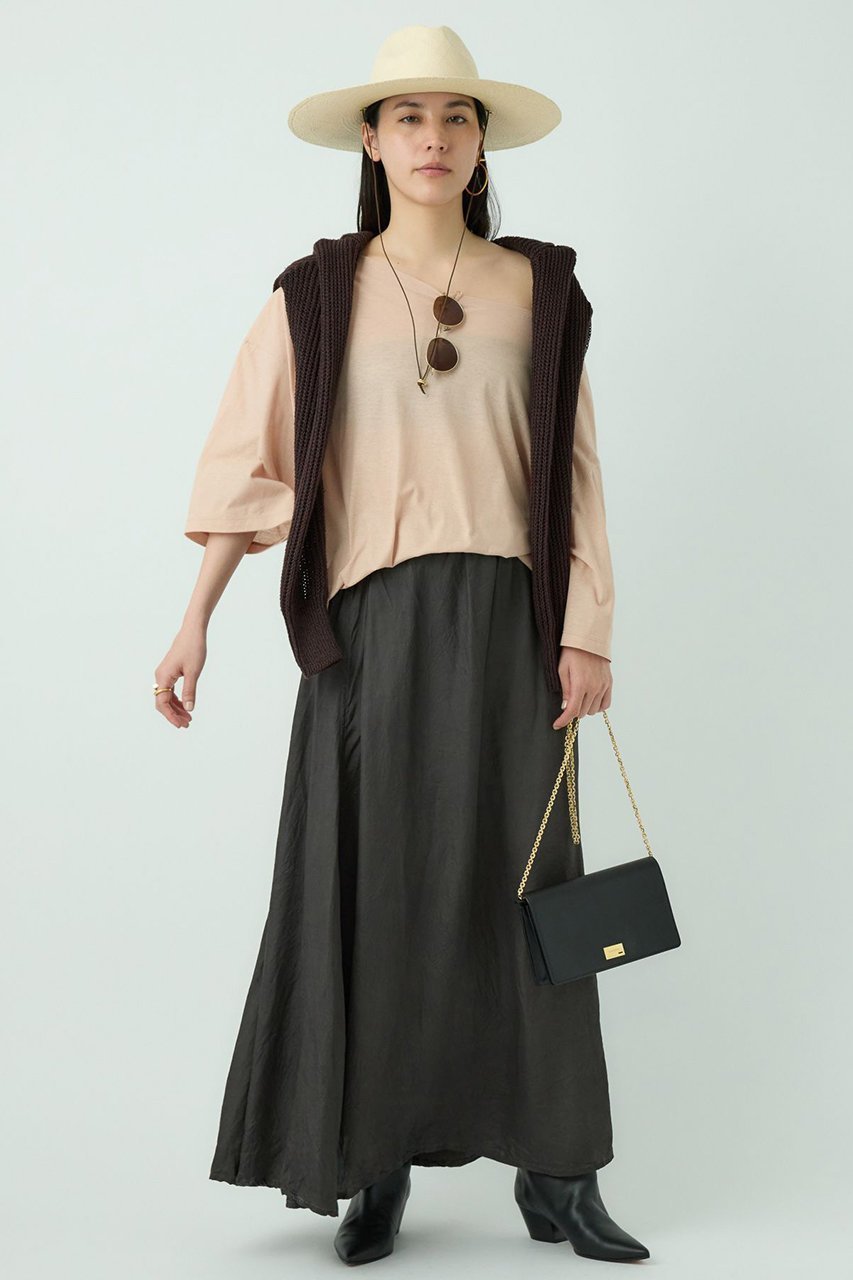 【カオス/Chaos】の【WHY NOT NOW】アルバTシャツ 人気、トレンドファッション・服の通販 founy(ファニー) 　ファッション　Fashion　レディースファッション　Fashion for Women　トップス・カットソー　Cut & Sew Tops　シャツ・ブラウス・オフィスカジュアル　Elegant Blouses & Button-Ups　ロングTシャツ・Tシャツ　Longline T-Shirts & Tees　カットソー・ベーシックTシャツ　Cut-and-Sewn Tops / Stretch Tees & Basics　インナー　Innerwear　シルケット　Silket, Silky Cotton　スリーブ　Sleeve, Long Sleeve / Short Sleeve　デニム　Denim, Jeans Material　ロング　Long, Long-Length　夏　Summer　other-3|ID: prp329100004512226 ipo3291000000036209101