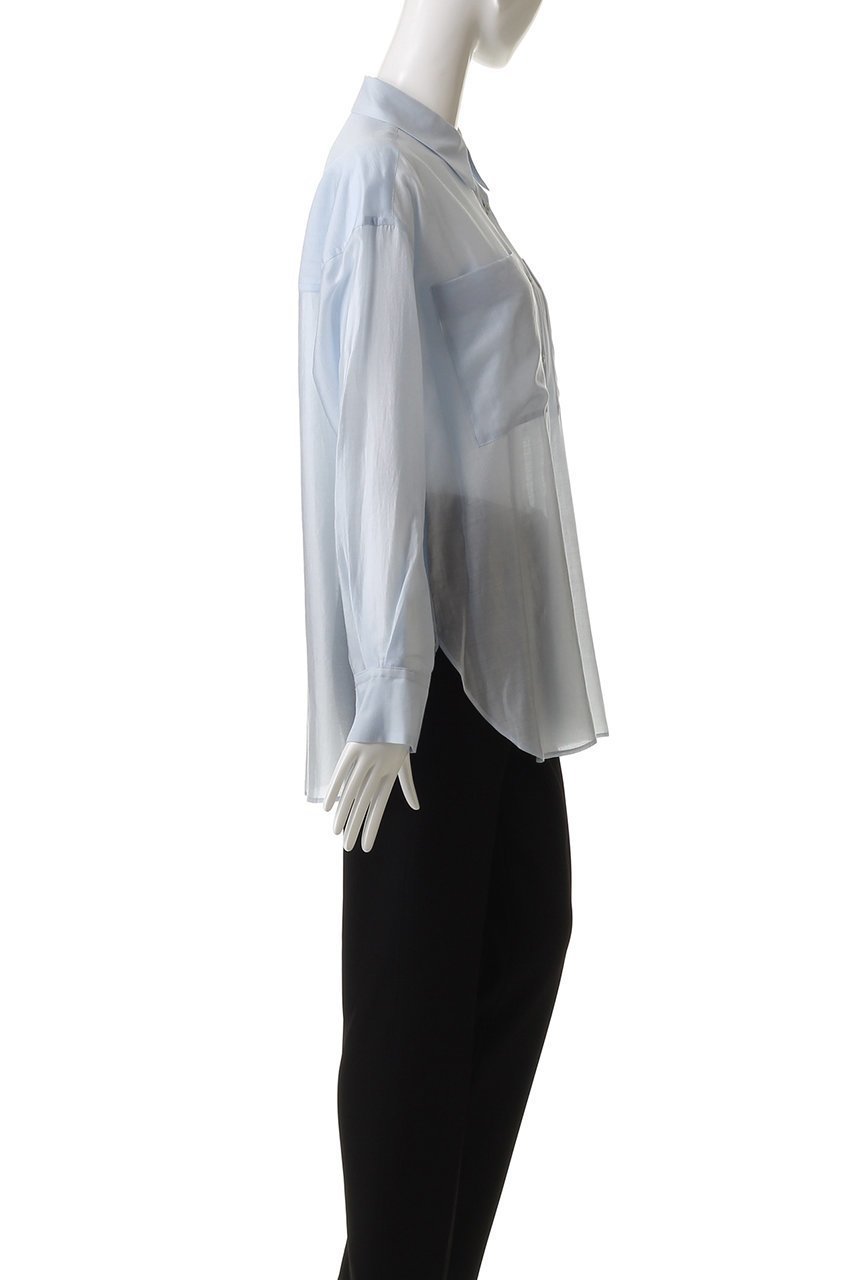 【プルミエ アロンディスモン/1er Arrondissement】のシアーシャツ 人気、トレンドファッション・服の通販 founy(ファニー) 　ファッション　Fashion　レディースファッション　Fashion for Women　トップス・カットソー　Cut & Sew Tops　シャツ・ブラウス・オフィスカジュアル　Elegant Blouses & Button-Ups　シアー　Sheer, See-Through　スリーブ　Sleeve, Long Sleeve / Short Sleeve　ロング　Long, Long-Length　other-3|ID: prp329100004512228 ipo3291000000036394714