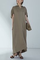 【プルミエ アロンディスモン/1er Arrondissement】のテンセルリネンシャツワンピース 人気、トレンドファッション・服の通販 founy(ファニー) ファッション Fashion レディースファッション WOMEN ワンピース Dress シャツワンピース Shirt Dresses チュニック Tunic スキッパー Skipper チュニック Tunic ロング Long エレガント 上品 Elegant NEW・新作・新着・新入荷 New Arrivals |ID:prp329100004512230