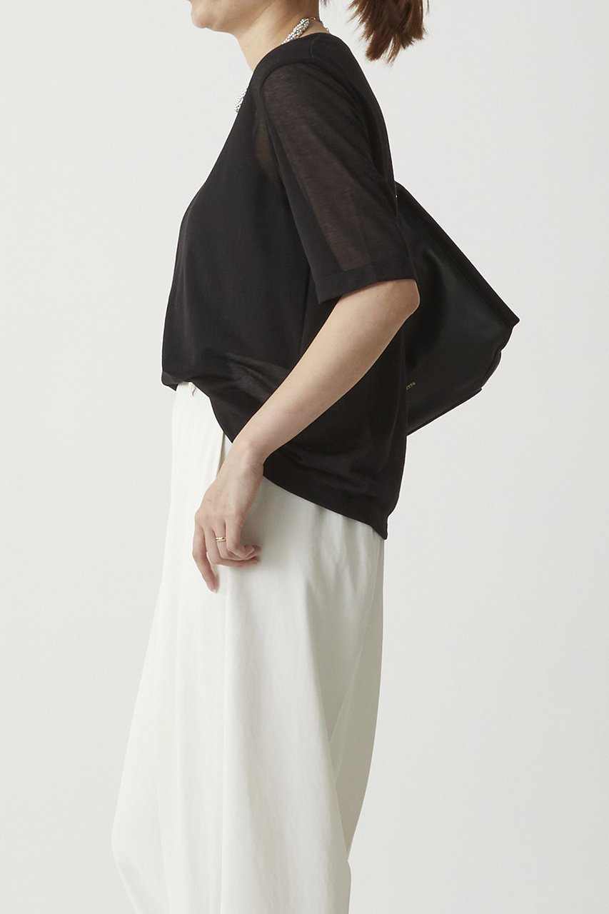 【プルミエ アロンディスモン/1er Arrondissement】のシアーTシャツ 人気、トレンドファッション・服の通販 founy(ファニー) 　ファッション　Fashion　レディースファッション　Fashion for Women　トップス・カットソー　Cut & Sew Tops　シャツ・ブラウス・オフィスカジュアル　Elegant Blouses & Button-Ups　ロングTシャツ・Tシャツ　Longline T-Shirts & Tees　カットソー・ベーシックTシャツ　Cut-and-Sewn Tops / Stretch Tees & Basics　シアー　Sheer, See-Through　ショート　Short, Short Length　シンプル　Simple, Minimal　スリーブ　Sleeve, Long Sleeve / Short Sleeve　トレンド　Trend, Trending Now　ベーシック　Basic, Essential　今季　This Season, Current Season　再入荷　Restock / Back in Stock　other-8|ID: prp329100004512236 ipo3291000000032074549