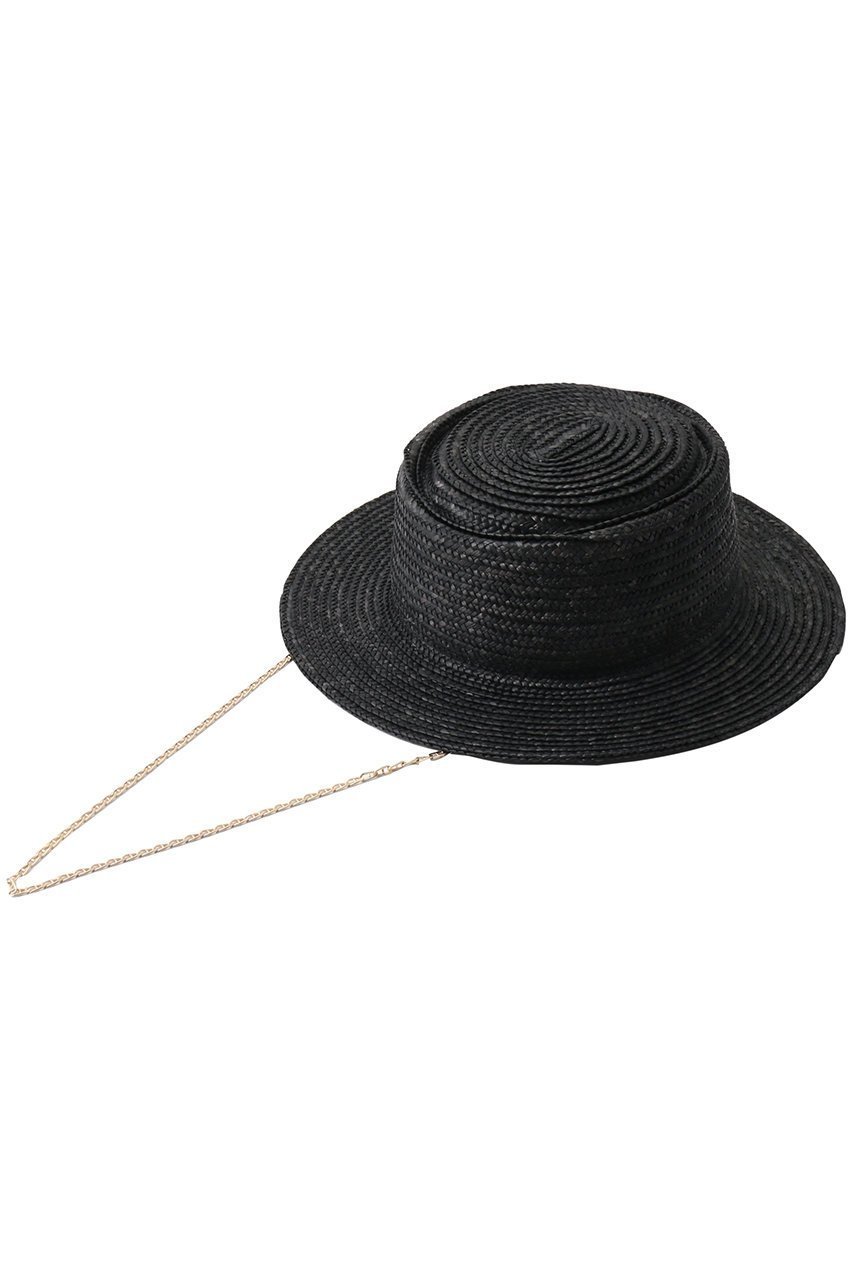 【アルアバイル/allureville】のCHAIN HAT インテリア・キッズ・メンズ・レディースファッション・服の通販 founy(ファニー) ファッション Fashion レディースファッション Fashion for Women キャップ&ハット Hats & Caps 夏 Summer 帽子 Hat, Headwear 春 Spring S/S・春夏 SS, Spring/Summer, Warm Season ブラック|ID: prp329100004512240 ipo3291000000032800860