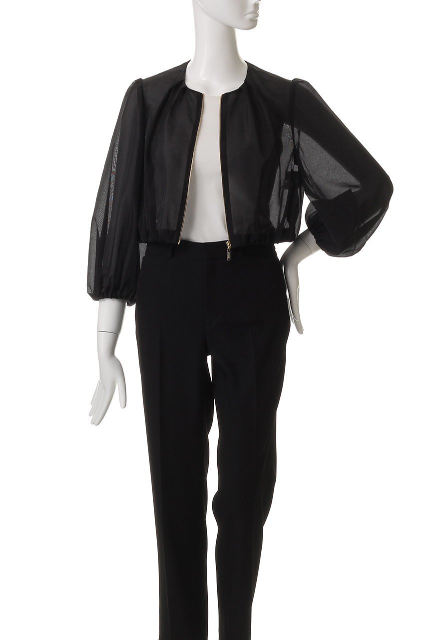 【アルアバイル/allureville】の【Loulou Willoughby】ボリュームパフシアーBO 人気、トレンドファッション・服の通販 founy(ファニー) 　ファッション　Fashion　レディースファッション　Fashion for Women　アウター　Coat / Outerwear Collection　レディースジャケット・軽アウター　Jackets　ブルゾンジャケット・スポーティアウター　Blouson Jackets　コンパクト　Compact, Small Size　シアー　Sheer, See-Through　ジャケット　Jacket, Outerwear　スリーブ　Sleeve, Long Sleeve / Short Sleeve　フェミニン　Feminine, Girly　ブルゾン　Blouson, Bomber Jacket　再入荷　Restock / Back in Stock　夏　Summer　春　Spring　S/S・春夏　SS, Spring/Summer, Warm Season　other-7|ID: prp329100004512242 ipo3291000000032707403