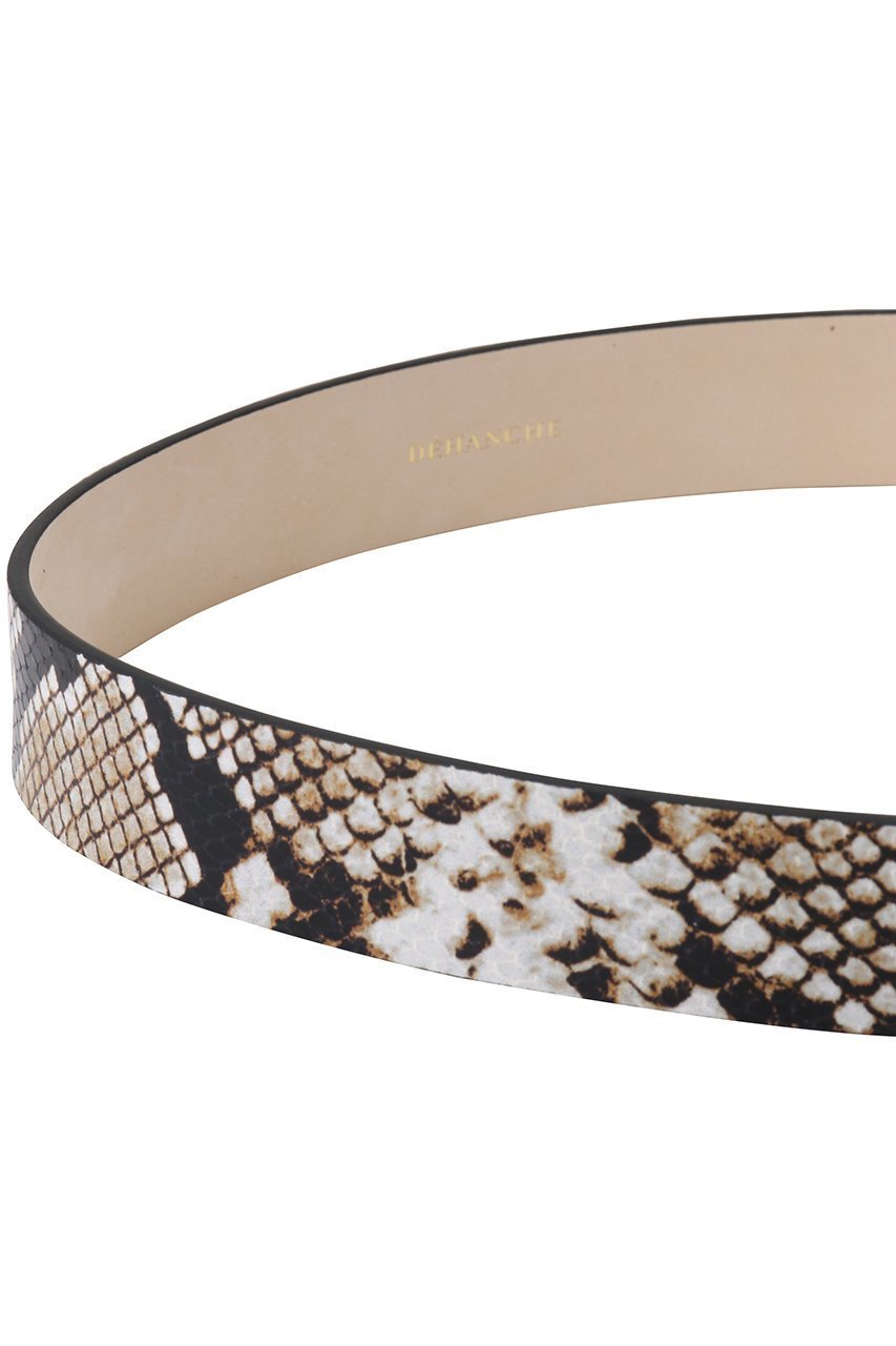 【エリオポール/heliopole】の【DEHANCHE】W PIN ベルト PYTN 人気、トレンドファッション・服の通販 founy(ファニー) 　ファッション　Fashion　レディースファッション　Fashion for Women　ベルト&ウエストマーク　Belts & Waist Accessories　おすすめ　Recommended / Our Picks　パイソン　Python, Snakeskin Pattern　リュクス　Luxury, Elegant, High-End, Chic　ロング　Long, Long-Length　other-3|ID: prp329100004512251 ipo3291000000035847215