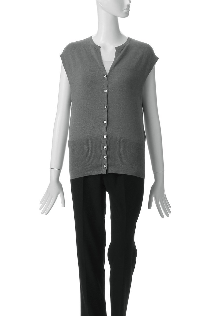 【エリオポール/heliopole】のフレンチスリーブニットベスト 人気、トレンドファッション・服の通販 founy(ファニー) 　ファッション　Fashion　レディースファッション　WOMEN　トップス・カットソー　Tops/Tshirt　ニット　Knit Tops　ベスト/ジレ　Gilets/Vests　プルオーバー　Pullover　スリーブ　Sleeve　フレンチ　French　ベスト　Vest　NEW・新作・新着・新入荷　New Arrivals　other-2|ID: prp329100004512254 ipo3291000000031874113
