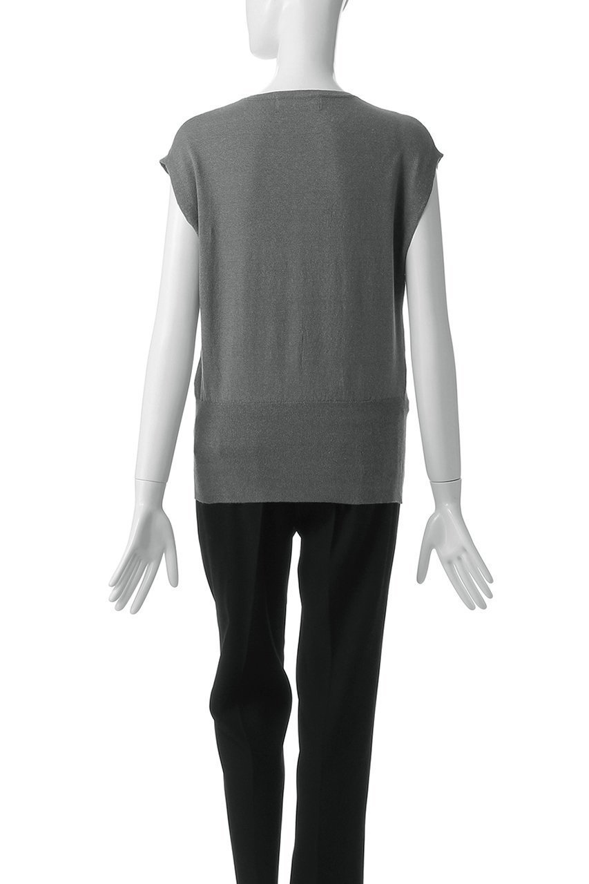【エリオポール/heliopole】のフレンチスリーブニットベスト 人気、トレンドファッション・服の通販 founy(ファニー) 　ファッション　Fashion　レディースファッション　WOMEN　トップス・カットソー　Tops/Tshirt　ニット　Knit Tops　ベスト/ジレ　Gilets/Vests　プルオーバー　Pullover　スリーブ　Sleeve　フレンチ　French　ベスト　Vest　NEW・新作・新着・新入荷　New Arrivals　other-4|ID: prp329100004512254 ipo3291000000031874117