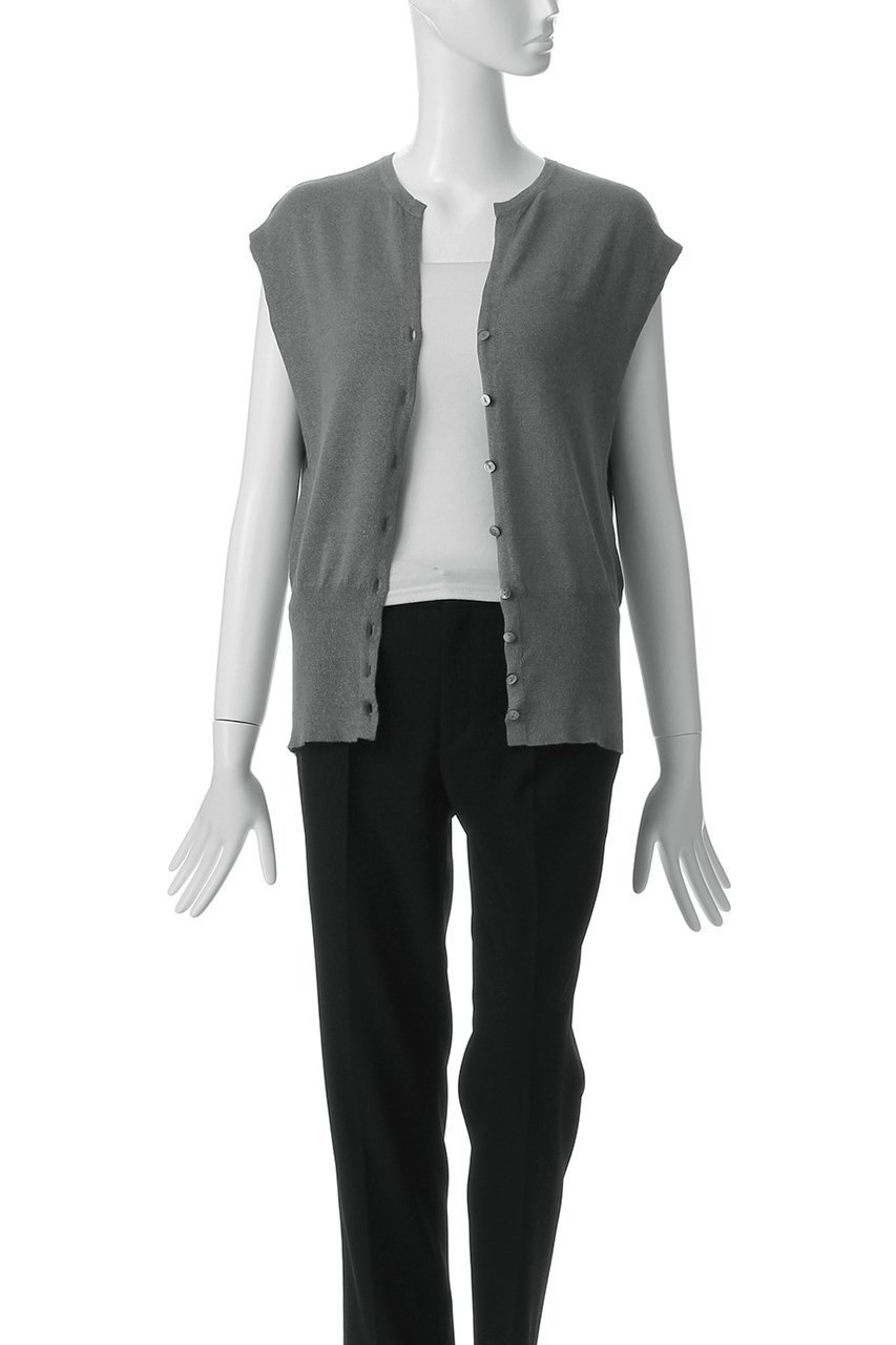 【エリオポール/heliopole】のフレンチスリーブニットベスト 人気、トレンドファッション・服の通販 founy(ファニー) 　ファッション　Fashion　レディースファッション　WOMEN　トップス・カットソー　Tops/Tshirt　ニット　Knit Tops　ベスト/ジレ　Gilets/Vests　プルオーバー　Pullover　スリーブ　Sleeve　フレンチ　French　ベスト　Vest　NEW・新作・新着・新入荷　New Arrivals　other-7|ID: prp329100004512254 ipo3291000000031874122