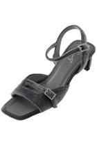 【ダニエラ アンド ジェマ/Daniella & GEMMA】のビジューバックルサンダル グレー生地|ID:prp329100004512262