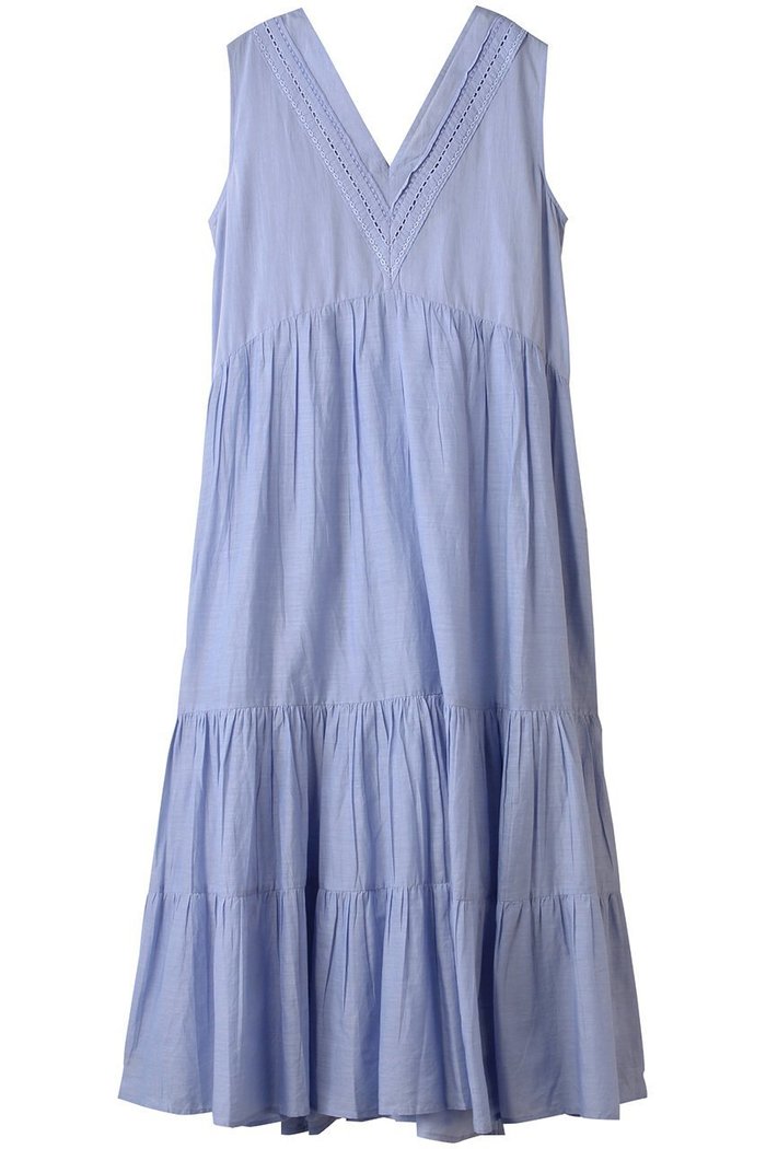 【マーレット/MERLETTE】のMARISA CHAMBRAY Vネックティアードドレス インテリア・キッズ・メンズ・レディースファッション・服の通販 founy(ファニー) https://founy.com/ ファッション Fashion レディースファッション Fashion for Women ワンピース Dresses フォーマル・パーティードレス・結婚式用ドレス Elegant & Casual Dresses チュニック Tunic Tops & Dresses サンダル Sandals, Summer Shoes チュニック Tunic, Long Top ドレス Dress, One-Piece フェミニン Feminine, Girly 再入荷 Restock / Back in Stock |ID: prp329100004512269 ipo3291000000032731610