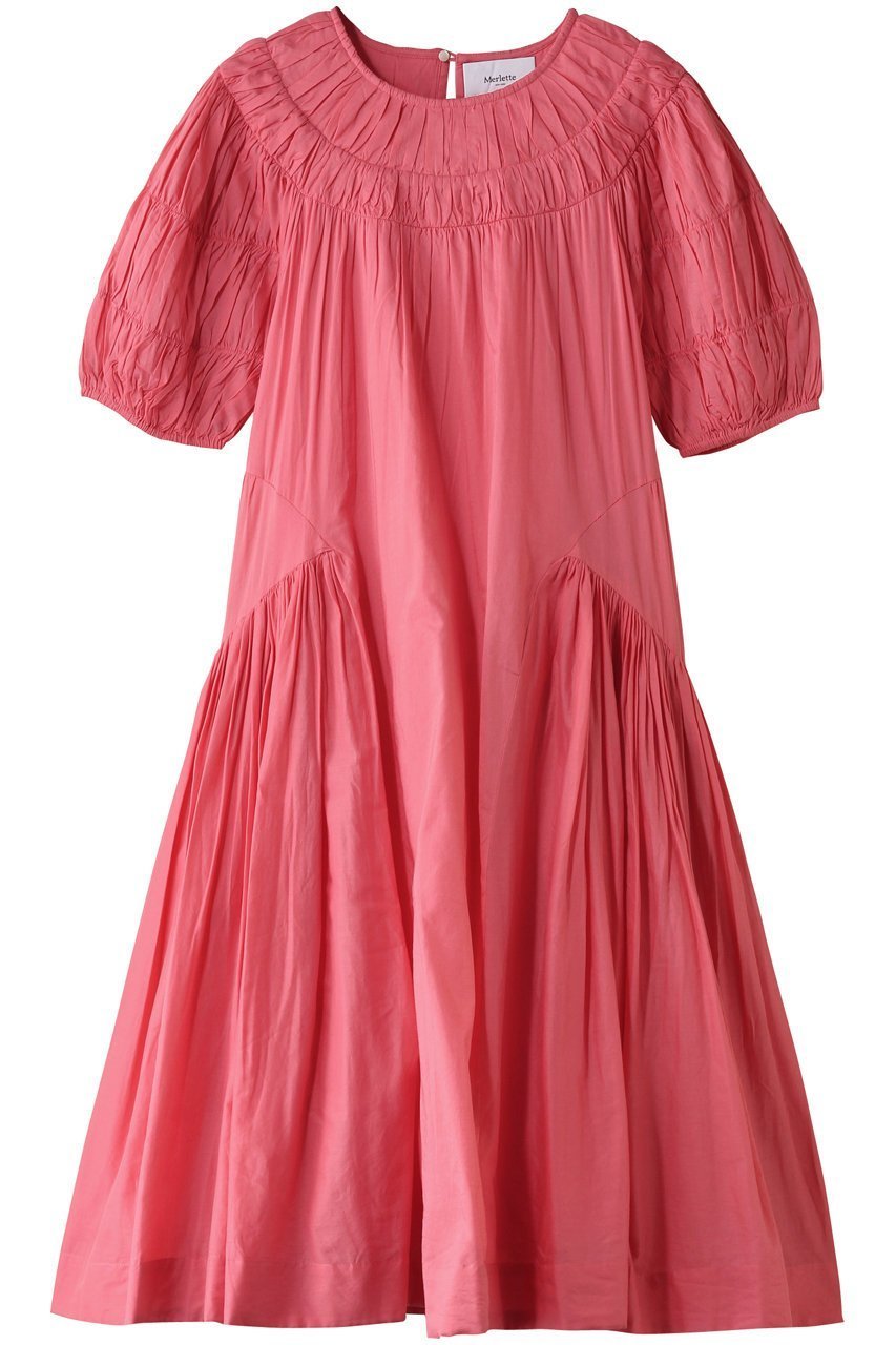 【マーレット/MERLETTE】のMAIGRET ヨーク切替ドレス 人気、トレンドファッション・服の通販 founy(ファニー) 　ファッション　Fashion　レディースファッション　Ladies' Fashion Online　ワンピース　Dress　ドレス　Party Dresses　チュニック　Tunic　ギャザー　Gather　スリーブ　Sleeve　チュニック　Tunic　ドレス　Dress　フェミニン　Feminine　ヨーク　Yoke　再入荷　Restock/Back In Stock/Re Arrival　切替　Switching　 other-1|ID: prp329100004512271 ipo3291000000032648162