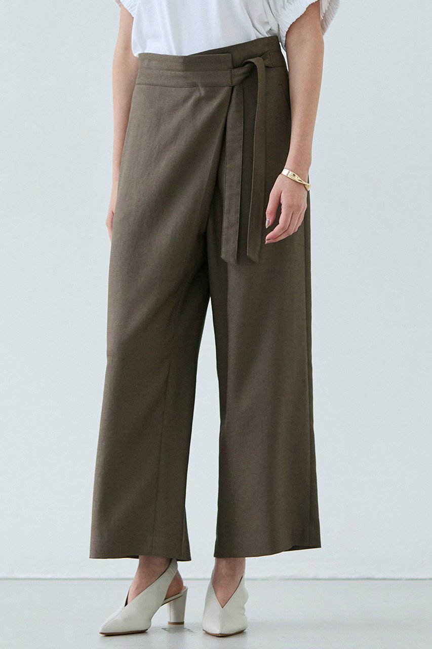 【ベイジ,/BEIGE,】のCAROLE(キャロル)/リネンライクラップワイドパンツ 人気、トレンドファッション・服の通販 founy(ファニー) 　ファッション　Fashion　レディースファッション　Ladies' Fashion Online　パンツ　Pants　アシンメトリー　Asymmetry　ラップ　Wrap　エレガント 上品　Elegant　夏　Summer　other-7|ID: prp329100004512274 ipo3291000000032100066