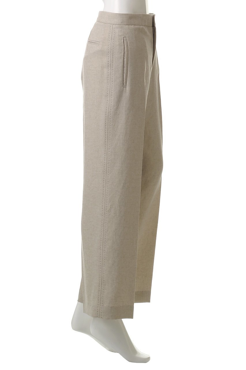 【ベイジ,/BEIGE,】のCAROLE(キャロル)/リネンライクフルレングスワイドパンツ 人気、トレンドファッション・服の通販 founy(ファニー) 　ファッション　Fashion　レディースファッション　Fashion for Women　パンツ　Pants & Trousers　サマー　Summer, Summer Style　シンプル　Simple, Minimal　リネン　Linen, Linen Fabric　ワイド　Wide, Wide Fit　エレガント 上品　Elegant　今夏　This Summer　夏　Summer　定番　Standard, Basic Item　other-3|ID: prp329100004512275 ipo3291000000036730221