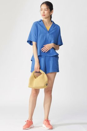 【エコアルフ/ECOALF】のYERA ショーツ / YERAALF SHORTS WOMAN 人気、トレンドファッション・服の通販 founy(ファニー) ファッション Fashion レディースファッション Fashion for Women パンツ Pants & Trousers ショートパンツ・ハーフパンツ High-Waisted & Relaxed Shorts おすすめ Recommended / Our Picks ショーツ Shorts, Short Pants ショート Short, Short Length セットアップ Set-Up, Coordinated Outfit ファブリック Fabric, Textile ポケット Pocket, Pocket Detail リゾート Resort, Vacation Style リラックス Relax, Relaxed Fit |ID:prp329100004512277