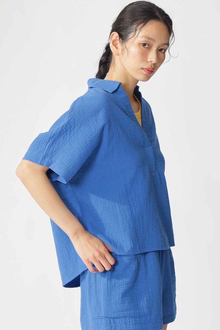【エコアルフ/ECOALF】のDENISALF シャツ / DENISALF SHIRT WOMAN 人気、トレンドファッション・服の通販 founy(ファニー) 　ファッション　Fashion　レディースファッション　Fashion for Women　トップス・カットソー　Cut & Sew Tops　シャツ・ブラウス・オフィスカジュアル　Elegant Blouses & Button-Ups　ショーツ　Shorts, Short Pants　ショート　Short, Short Length　スリーブ　Sleeve, Long Sleeve / Short Sleeve　セットアップ　Set-Up, Coordinated Outfit　ファブリック　Fabric, Textile　フィット　Fit, Slim Fit　リゾート　Resort, Vacation Style　リラックス　Relax, Relaxed Fit　夏　Summer　other-5|ID: prp329100004512278 ipo3291000000032906059