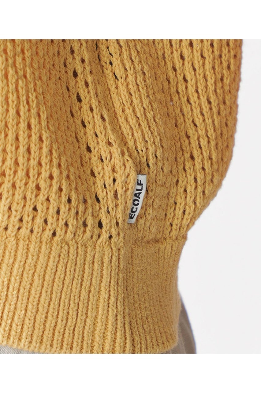【エコアルフ/ECOALF】のARGAN ニットポロ / ARGANALF KNIT WOMAN 人気、トレンドファッション・服の通販 founy(ファニー) 　ファッション　Fashion　レディースファッション　Fashion for Women　トップス・カットソー　Cut & Sew Tops　ニット　Knit Tops & Sweaters　カジュアルプルオーバー・ニットトップス　Pullovers & Knit Tops / Casual Pullovers　コンパクト　Compact, Small Size　トレンド　Trend, Trending Now　フィット　Fit, Slim Fit　メッシュ　Mesh, Net Fabric　リラックス　Relax, Relaxed Fit　夏　Summer　春　Spring　S/S・春夏　SS, Spring/Summer, Warm Season　軽量　Lightweight, Ultra Light　other-4|ID: prp329100004512279 ipo3291000000032809107