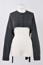 【エンフォルド/ENFOLD】のSHORTEST C/D/カーディガン チャコールグレー|ID: prp329100004513378 ipo3291000000035655452