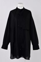 【エンフォルド/ENFOLD】のSUMMER LOOSE SHIRT/シャツ ブラック|ID: prp329100004513381 ipo3291000000036394773