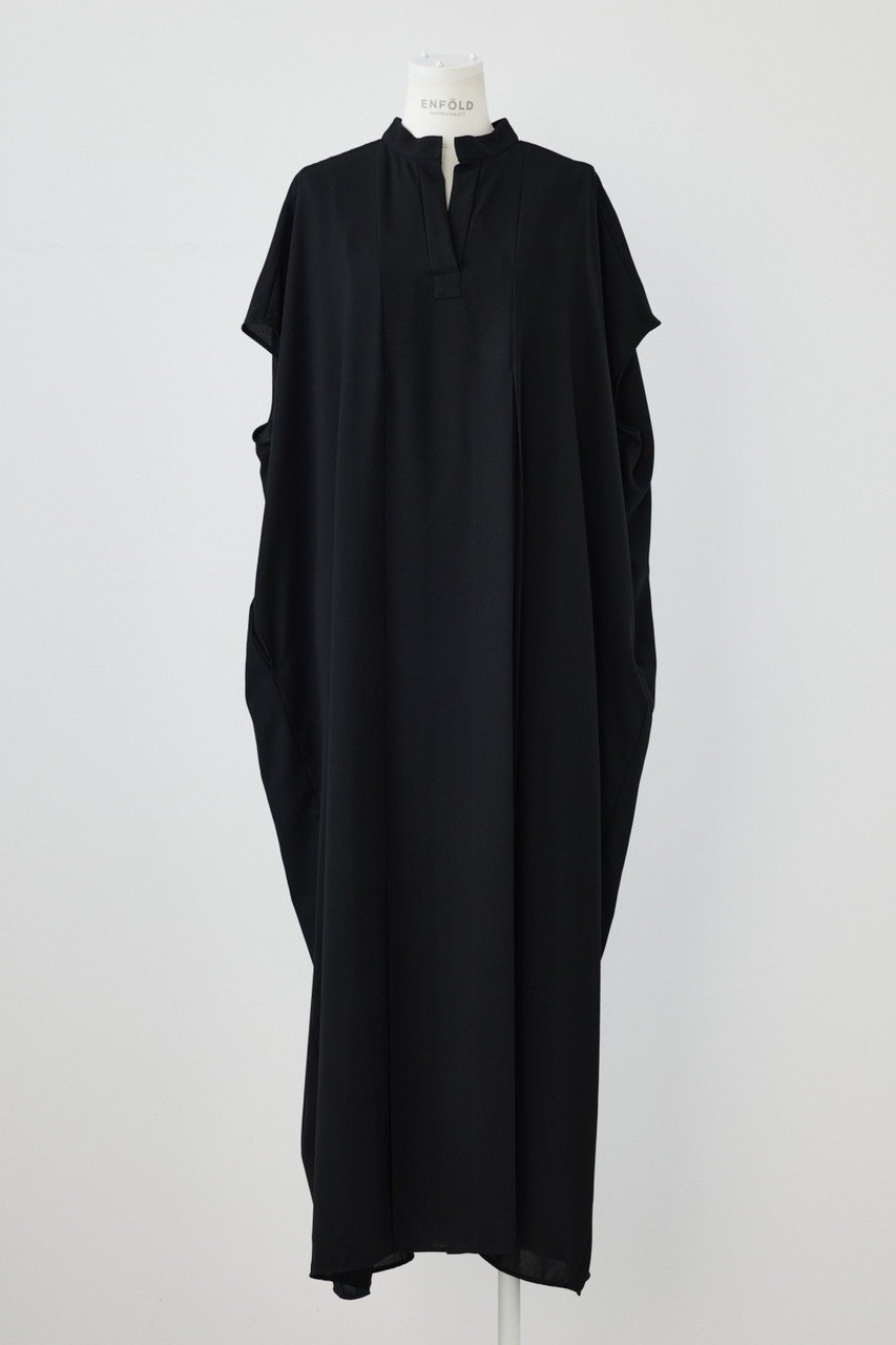【エンフォルド/ENFOLD】のWIDE BOX DRESS/ドレス インテリア・キッズ・メンズ・レディースファッション・服の通販 founy(ファニー) ファッション Fashion レディースファッション Fashion for Women ワンピース Dresses フォーマル・パーティードレス・結婚式用ドレス Elegant & Casual Dresses チュニック Tunic Tops & Dresses エレガント 上品 Elegant チュニック Tunic, Long Top ドレス Dress, One-Piece ドレープ Drape, Draping Fabric ロング Long, Long-Length ワイド Wide, Wide Fit ブラック|ID: prp329100004513382 ipo3291000000032858715