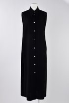 【エンフォルド/ENFOLD】のNO-SLEEVES LONG SHIRT/シャツ ブラック|ID: prp329100004513384 ipo3291000000036394782