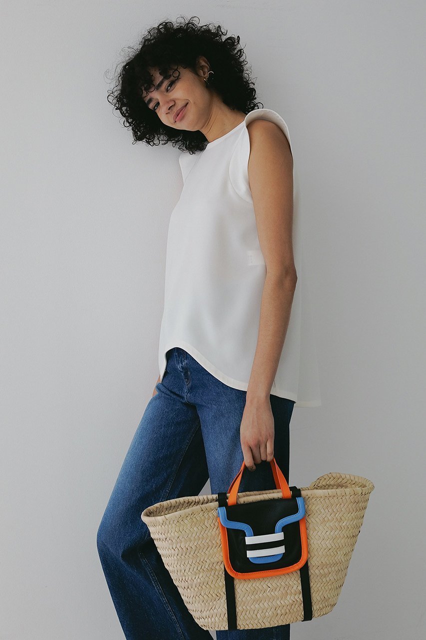 【デザイン ワークス/DESIGN WORKS】のトリアセジョーゼットノースリブラウス 人気、トレンドファッション・服の通販 founy(ファニー) 　ファッション　Fashion　レディースファッション　Ladies' Fashion Online　トップス・カットソー　Tops/Tshirt　キャミソール / ノースリーブ　No Sleeves　シャツ/ブラウス　Shirts/Blouses　ジョーゼット　Georgette　スリーブ　Sleeve　ノースリーブ　No Sleeve　バランス　Balance　フレア　Flare　ヘムライン　Hemline　エレガント 上品　Elegant　other-6|ID: prp329100004513388 ipo3291000000032549868
