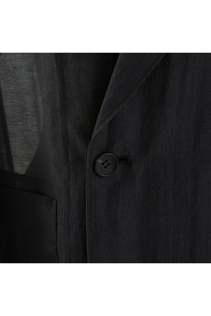 【デザイン ワークス/DESIGN WORKS】のリネン混シアーオーバーサイズジャケット 人気、トレンドファッション・服の通販 founy(ファニー) 　ファッション　Fashion　レディースファッション　Fashion for Women　アウター　Coat / Outerwear Collection　レディースジャケット・軽アウター　Jackets　シアー　Sheer, See-Through　ショルダー　Shoulder, Shoulder Strap　ジャケット　Jacket, Outerwear　ダブル　Double, Double-Breasted　トレンド　Trend, Trending Now　ドロップ　Drop Shoulder, Dropped Style　リネン　Linen, Linen Fabric　リラックス　Relax, Relaxed Fit　防寒　Cold Protection, Winter-Ready　other-6|ID: prp329100004513389 ipo3291000000032794399