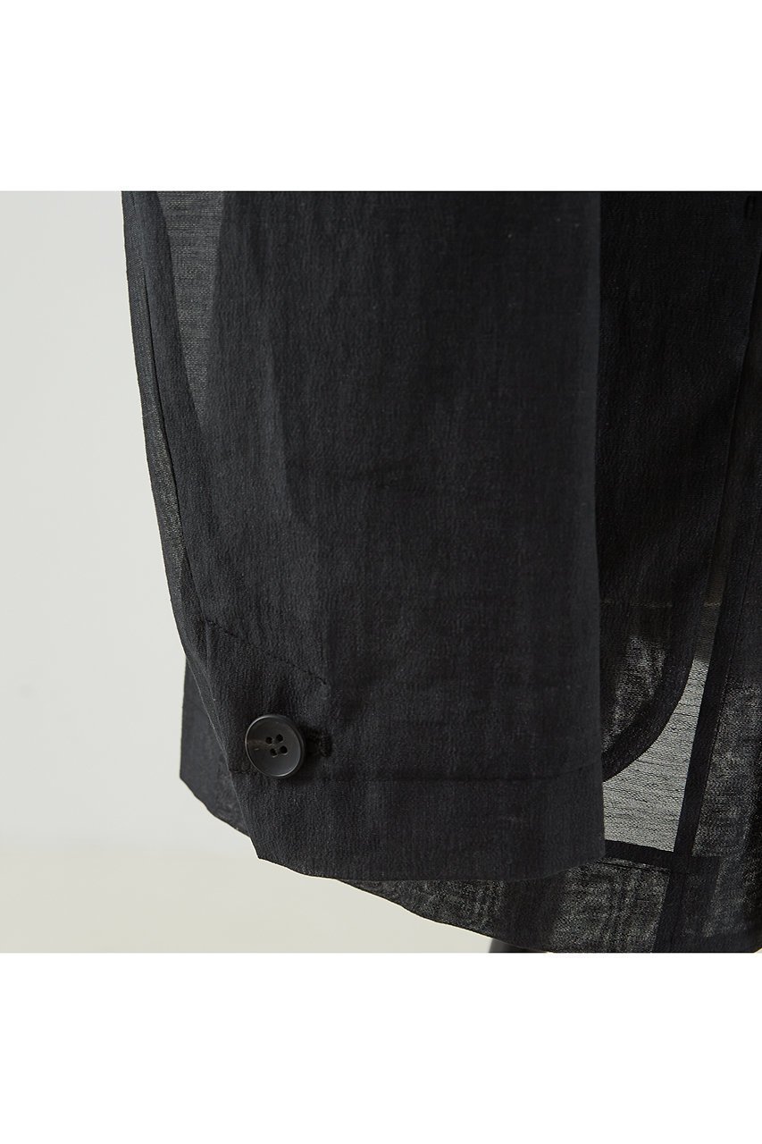 【デザイン ワークス/DESIGN WORKS】のリネン混シアーオーバーサイズジャケット 人気、トレンドファッション・服の通販 founy(ファニー) 　ファッション　Fashion　レディースファッション　Fashion for Women　アウター　Coat / Outerwear Collection　レディースジャケット・軽アウター　Jackets　シアー　Sheer, See-Through　ショルダー　Shoulder, Shoulder Strap　ジャケット　Jacket, Outerwear　ダブル　Double, Double-Breasted　トレンド　Trend, Trending Now　ドロップ　Drop Shoulder, Dropped Style　リネン　Linen, Linen Fabric　リラックス　Relax, Relaxed Fit　防寒　Cold Protection, Winter-Ready　other-7|ID: prp329100004513389 ipo3291000000032794402