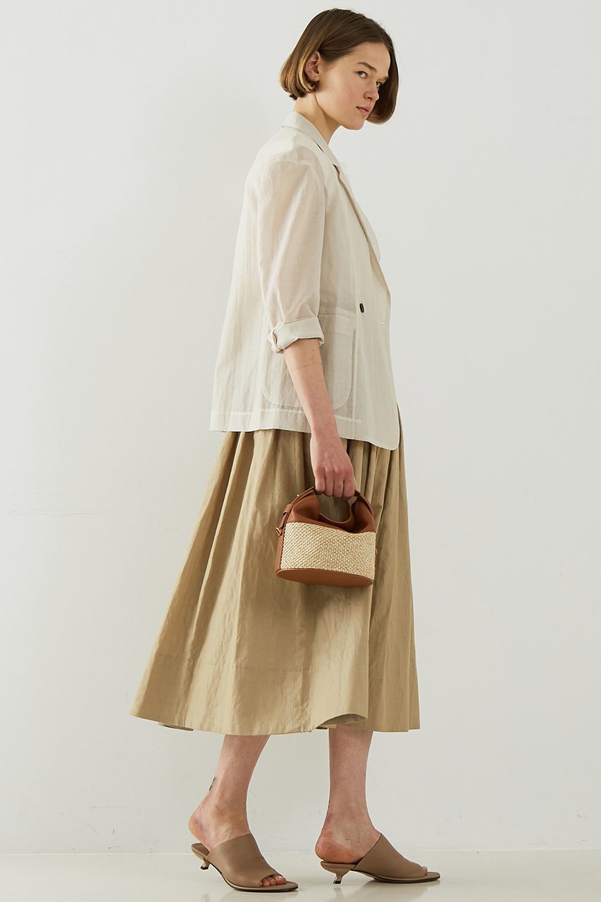 【デザイン ワークス/DESIGN WORKS】のリネン混シアーオーバーサイズジャケット 人気、トレンドファッション・服の通販 founy(ファニー) 　ファッション　Fashion　レディースファッション　Fashion for Women　アウター　Coat / Outerwear Collection　レディースジャケット・軽アウター　Jackets　シアー　Sheer, See-Through　ショルダー　Shoulder, Shoulder Strap　ジャケット　Jacket, Outerwear　ダブル　Double, Double-Breasted　トレンド　Trend, Trending Now　ドロップ　Drop Shoulder, Dropped Style　リネン　Linen, Linen Fabric　リラックス　Relax, Relaxed Fit　防寒　Cold Protection, Winter-Ready　other-7|ID: prp329100004513389 ipo3291000000034091775