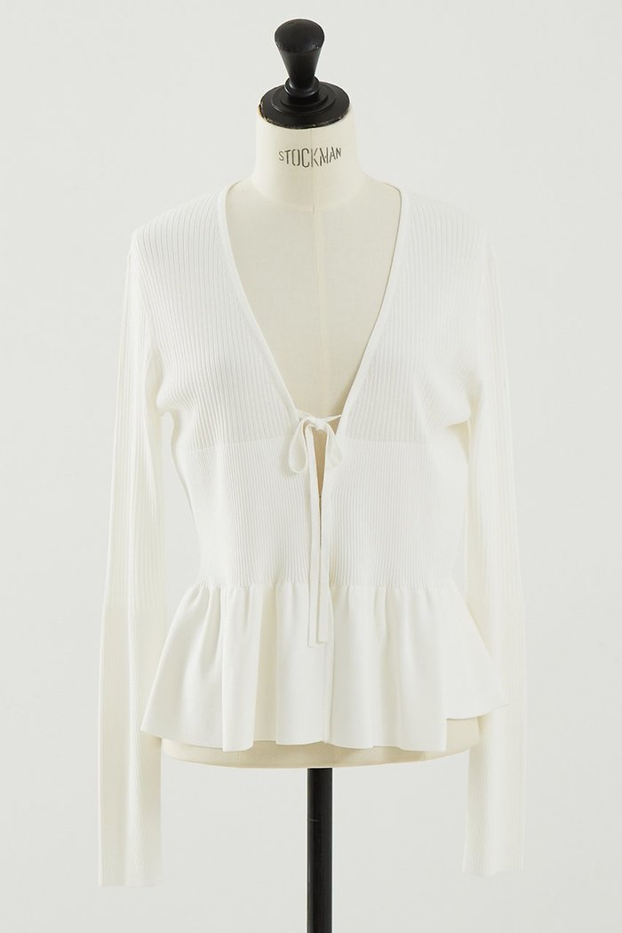 【デザイン ワークス/DESIGN WORKS】の2WAYリブペプラムボレロカーディガン インテリア・キッズ・メンズ・レディースファッション・服の通販 founy(ファニー) https://founy.com/ ファッション Fashion レディースファッション Fashion for Women トップス・カットソー Cut & Sew Tops ニット Knit Tops & Sweaters カーディガン・羽織り Layered Style Cardigans おすすめ Recommended / Our Picks アンサンブル Ensemble Set カーディガン Cardigan, Knitwear コンパクト Compact, Small Size タンク Tank Top, Sleeveless Top ドレス Dress, One-Piece フィット Fit, Slim Fit ペプラム Peplum, Flared Hem リボン Ribbon, Bow エレガント 上品 Elegant |ID: prp329100004513390 ipo3291000000034957093