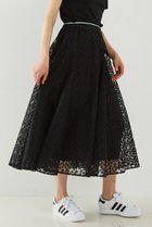 【デザイン ワークス/DESIGN WORKS】の【BEAUVET】 レースフレアスカート ブラック|ID: prp329100004513393 ipo3291000000032786601