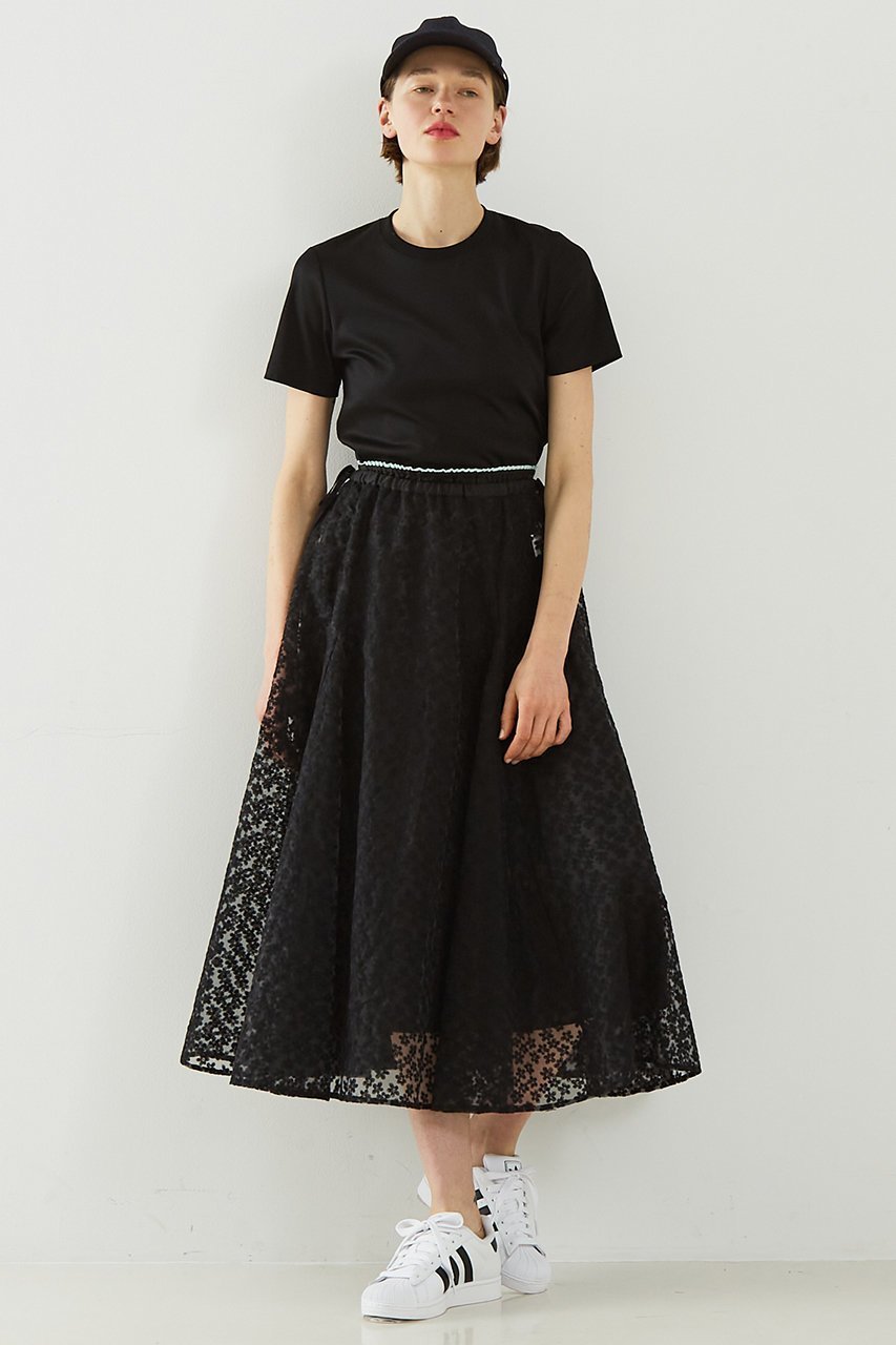 【デザイン ワークス/DESIGN WORKS】の【BEAUVET】 レースフレアスカート 人気、トレンドファッション・服の通販 founy(ファニー) 　ファッション　Fashion　レディースファッション　Fashion for Women　スカート　Skirts　Aライン・フレアスカート　A-Line & Flared Skirts　ロングスカート　Long Skirts / Maxi & Midi Skirts　シアー　Sheer, See-Through　フレア　Flare, Flared　ペチコート　Petticoat, Underskirt　リボン　Ribbon, Bow　レース　Lace, Lace Fabric　ロング　Long, Long-Length　夏　Summer　春　Spring　S/S・春夏　SS, Spring/Summer, Warm Season　other-3|ID: prp329100004513393 ipo3291000000032786605