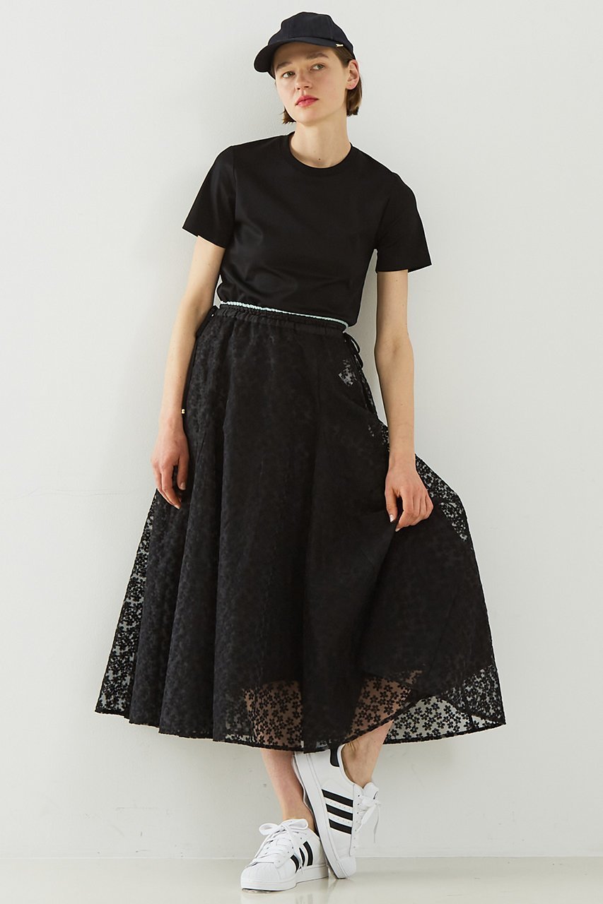 【デザイン ワークス/DESIGN WORKS】の【BEAUVET】 レースフレアスカート 人気、トレンドファッション・服の通販 founy(ファニー) 　ファッション　Fashion　レディースファッション　Fashion for Women　スカート　Skirts　Aライン・フレアスカート　A-Line & Flared Skirts　ロングスカート　Long Skirts / Maxi & Midi Skirts　シアー　Sheer, See-Through　フレア　Flare, Flared　ペチコート　Petticoat, Underskirt　リボン　Ribbon, Bow　レース　Lace, Lace Fabric　ロング　Long, Long-Length　夏　Summer　春　Spring　S/S・春夏　SS, Spring/Summer, Warm Season　other-6|ID: prp329100004513393 ipo3291000000032786611