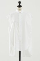 【デザイン ワークス/DESIGN WORKS】のデザインスタンドカラーラウンドテールシャツ ホワイト|ID: prp329100004513396 ipo3291000000032814521