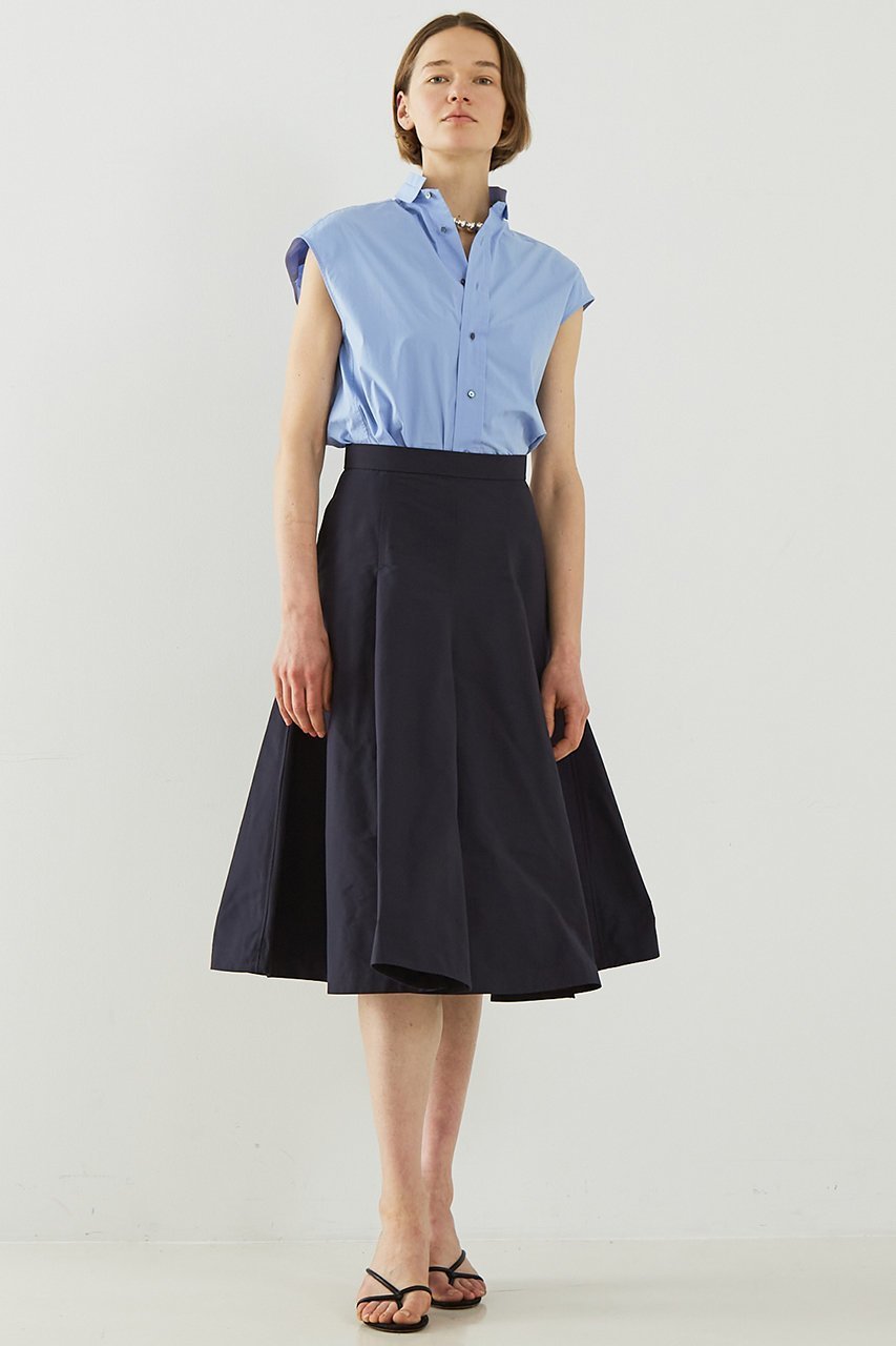 【デザイン ワークス/DESIGN WORKS】のデザインスタンドカラーラウンドテールシャツ 人気、トレンドファッション・服の通販 founy(ファニー) 　ファッション　Fashion　レディースファッション　Fashion for Women　トップス・カットソー　Cut & Sew Tops　シャツ・ブラウス・オフィスカジュアル　Elegant Blouses & Button-Ups　おすすめ　Recommended / Our Picks　なめらか　Smooth, Silky Texture　ショート　Short, Short Length　ジャケット　Jacket, Outerwear　スタンド　Stand Collar, Upright Stand　スリーブ　Sleeve, Long Sleeve / Short Sleeve　タイトスカート　Pencil Skirt, Tight Skirt　ラウンド　Round, Round Neck　夏　Summer　春　Spring　S/S・春夏　SS, Spring/Summer, Warm Season　other-8|ID: prp329100004513396 ipo3291000000034955153