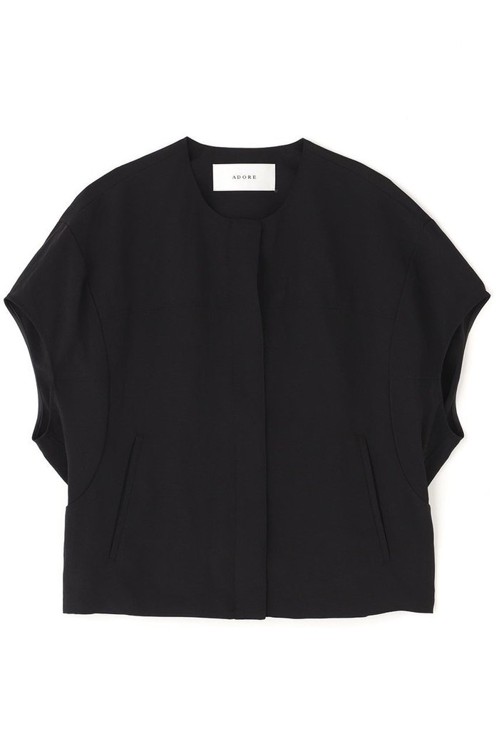【アドーア/ADORE】のドライオックスジャケット インテリア・キッズ・メンズ・レディースファッション・服の通販 founy(ファニー) https://founy.com/ ファッション Fashion レディースファッション WOMEN アウター Coat Outerwear ジャケット Jackets オックス Ox ジャケット Jacket スリーブ Sleeve フロント Front |ID: prp329100004513402 ipo3291000000031901079