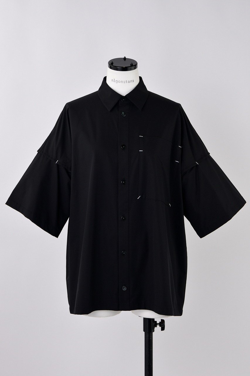 【ナゴンスタンス/nagonstans】のWater Repellentストレッチ Multi PKT SH/シャツ インテリア・キッズ・メンズ・レディースファッション・服の通販 founy(ファニー) 　ファッション　Fashion　レディースファッション　WOMEN　トップス・カットソー　Tops/Tshirt　シャツ/ブラウス　Shirts/Blouses　ショート　Short　ストレッチ　Stretch　スリーブ　Sleeve　メッシュ　Mesh　ヨーク　Yoke　NEW・新作・新着・新入荷　New Arrivals　Black|ID: prp329100004513422 ipo3291000000031887141