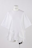 【エンフォルド/ENFOLD】のCIRCLE-HEM T-SHIRT/シャツ 人気、トレンドファッション・服の通販 founy(ファニー) ファッション Fashion レディースファッション WOMEN トップス・カットソー Tops/Tshirt シャツ/ブラウス Shirts/Blouses ロング / Tシャツ T-Shirts カットソー Cut and Sewn おすすめ Recommend ショート Short シンプル Simple スリーブ Sleeve モチーフ Motif 今季 This Season NEW・新作・新着・新入荷 New Arrivals |ID:prp329100004513424