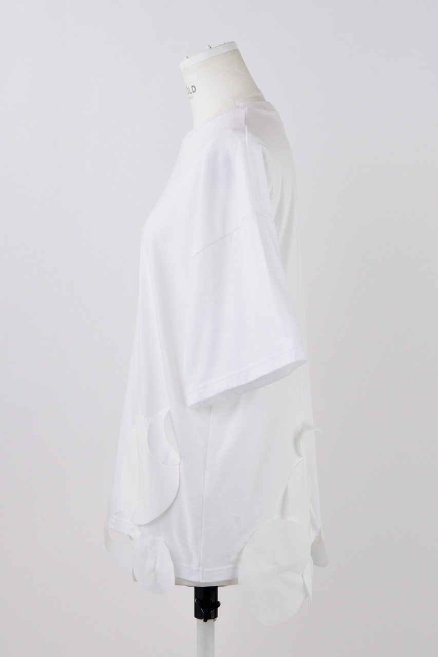 【エンフォルド/ENFOLD】のCIRCLE-HEM T-SHIRT/シャツ 人気、トレンドファッション・服の通販 founy(ファニー) 　ファッション　Fashion　レディースファッション　Fashion for Women　トップス・カットソー　Cut & Sew Tops　シャツ・ブラウス・オフィスカジュアル　Elegant Blouses & Button-Ups　ロングTシャツ・Tシャツ　Longline T-Shirts & Tees　カットソー・ベーシックTシャツ　Cut-and-Sewn Tops / Stretch Tees & Basics　おすすめ　Recommended / Our Picks　ショート　Short, Short Length　シンプル　Simple, Minimal　スリーブ　Sleeve, Long Sleeve / Short Sleeve　モチーフ　Motif, Design Theme　今季　This Season, Current Season　other-2|ID: prp329100004513424 ipo3291000000035693010