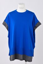 【エンフォルド/ENFOLD】のKNIT LAYERED PULLOVER/ニット ブルー|ID: prp329100004513430 ipo3291000000036530606