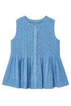 【アナイ/ANAYI】のボイルプリーツペプラム ブラウス 人気、トレンドファッション・服の通販 founy(ファニー) ファッション Fashion レディースファッション WOMEN トップス・カットソー Tops/Tshirt キャミソール / ノースリーブ No Sleeves シャツ/ブラウス Shirts/Blouses おすすめ Recommend オーガンジー Organdy ノースリーブ No Sleeve プリーツ Pleats ペプラム Peplum NEW・新作・新着・新入荷 New Arrivals thumbnail ブルー|ID: prp329100004513431 ipo3291000000031887204