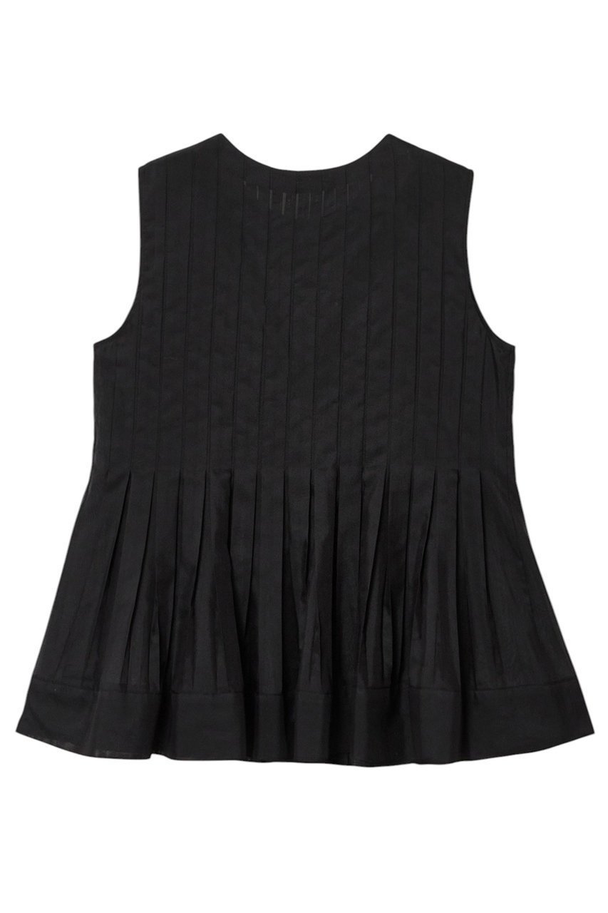 【アナイ/ANAYI】のボイルプリーツペプラム ブラウス 人気、トレンドファッション・服の通販 founy(ファニー) 　ファッション　Fashion　レディースファッション　WOMEN　トップス・カットソー　Tops/Tshirt　キャミソール / ノースリーブ　No Sleeves　シャツ/ブラウス　Shirts/Blouses　おすすめ　Recommend　オーガンジー　Organdy　ノースリーブ　No Sleeve　プリーツ　Pleats　ペプラム　Peplum　NEW・新作・新着・新入荷　New Arrivals　other-2|ID: prp329100004513431 ipo3291000000031887206