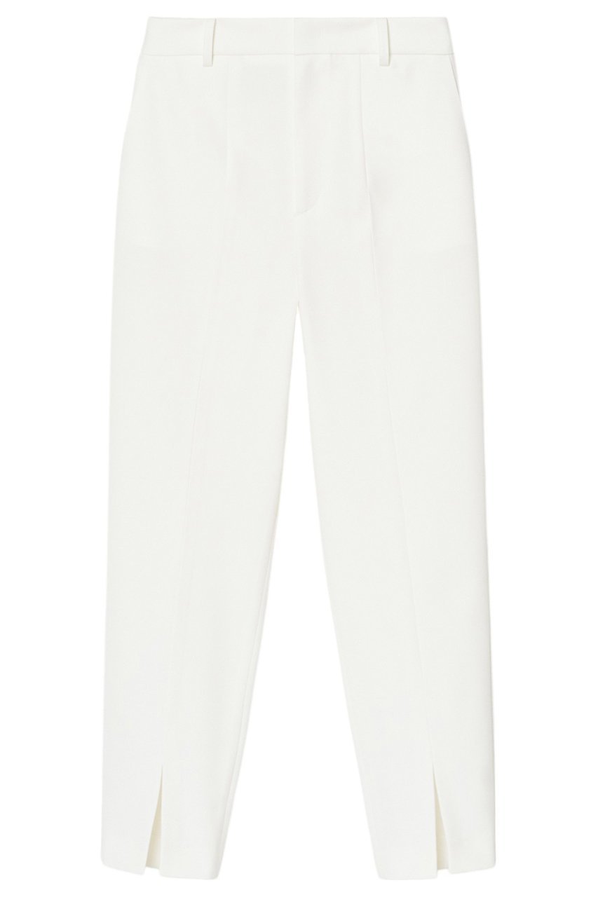 【アナイ/ANAYI】のダブルクロススリットパンツ 人気、トレンドファッション・服の通販 founy(ファニー) 　ファッション　Fashion　レディースファッション　Fashion for Women　パンツ　Pants & Trousers　おすすめ　Recommended / Our Picks　スタイリッシュ　Stylish, Fashionable　ストレッチ　Stretch, Stretchy Fabric　ストレート　Straight, Straight Cut　スリット　Slit, Slit Detail　センター　Center, Center Line　フラット　Flat, Flat Shoes　ベーシック　Basic, Essential　ロング　Long, Long-Length　 other-1|ID: prp329100004513433 ipo3291000000032966504