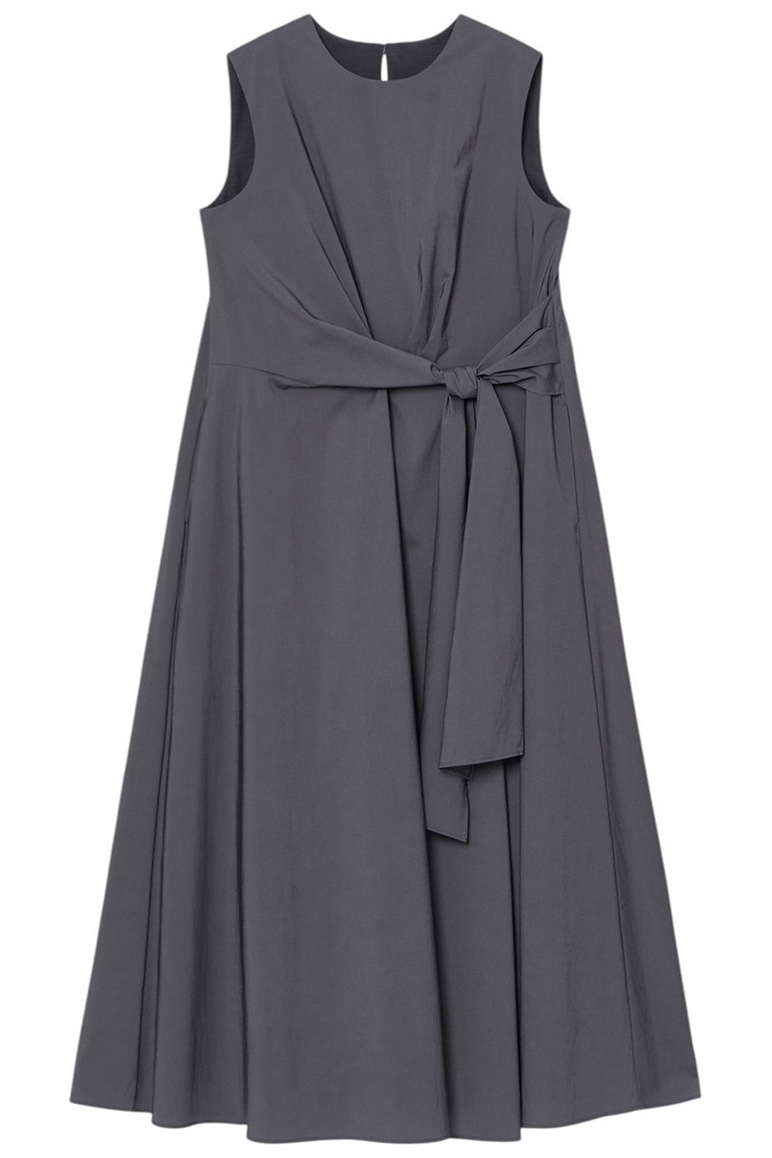 【アナイ/ANAYI】のストレッチナイロンフロントツイスト ワンピース インテリア・キッズ・メンズ・レディースファッション・服の通販 founy(ファニー) 　ファッション　Fashion　レディースファッション　WOMEN　ワンピース　Dress　チュニック　Tunic　カシュクール　Cachecoeur　ジャージー　Jersey　チュニック　Tunic　リボン　Ribbon　リラックス　Relax　ロング　Long　夏　Summer　NEW・新作・新着・新入荷　New Arrivals　インディゴ|ID: prp329100004513434 ipo3291000000031887232