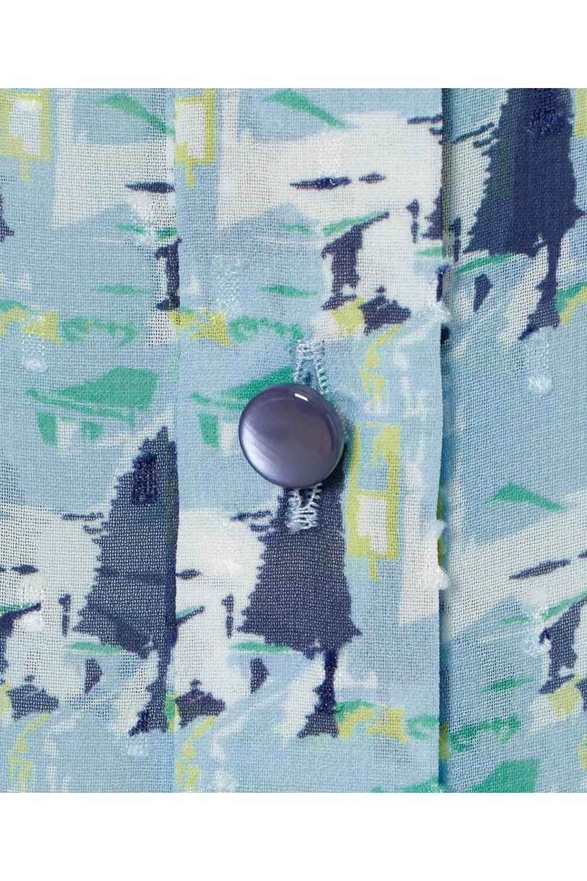 【アナイ/ANAYI】のreminiscenceプリント フリルブラウス 人気、トレンドファッション・服の通販 founy(ファニー) 　ファッション　Fashion　レディースファッション　Fashion for Women　トップス・カットソー　Cut & Sew Tops　キャミソール&ノースリーブ　Camisoles & Sleeveless Tops　シャツ・ブラウス・オフィスカジュアル　Elegant Blouses & Button-Ups　ノースリーブ　Sleeveless, No-Sleeve　バランス　Balance, Style Balance　フリル　Frill, Ruffle　プリント　Print, Printed Pattern　ボトム　Bottoms, Lower Wear　other-3|ID: prp329100004513438 ipo3291000000035724182