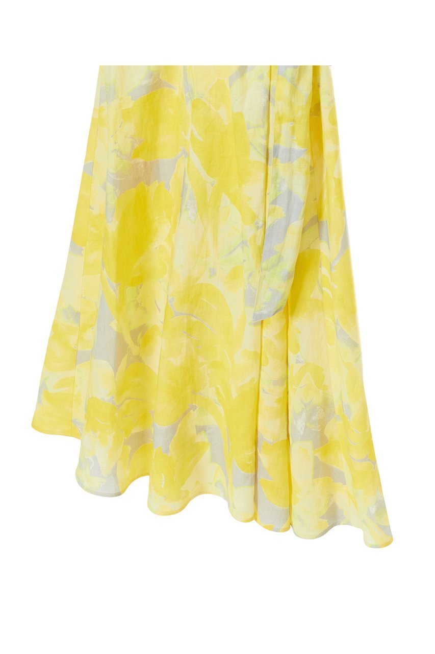 【アナイ/ANAYI】のtransparentプリント リネンワンピース 人気、トレンドファッション・服の通販 founy(ファニー) 　ファッション　Fashion　レディースファッション　WOMEN　ワンピース　Dress　チュニック　Tunic　おすすめ　Recommend　イエロー　Yellow　カシュクール　Cachecoeur　グラデーション　Gradation　スキッパー　Skipper　チュニック　Tunic　デコルテ　Decolletage　ネップ　Nep Yarn　フレア　Flare　プリント　Print　ペチコート　Petticoat　リネン　Linen　リボン　Ribbon　夏　Summer　NEW・新作・新着・新入荷　New Arrivals　other-4|ID: prp329100004513439 ipo3291000000031887286