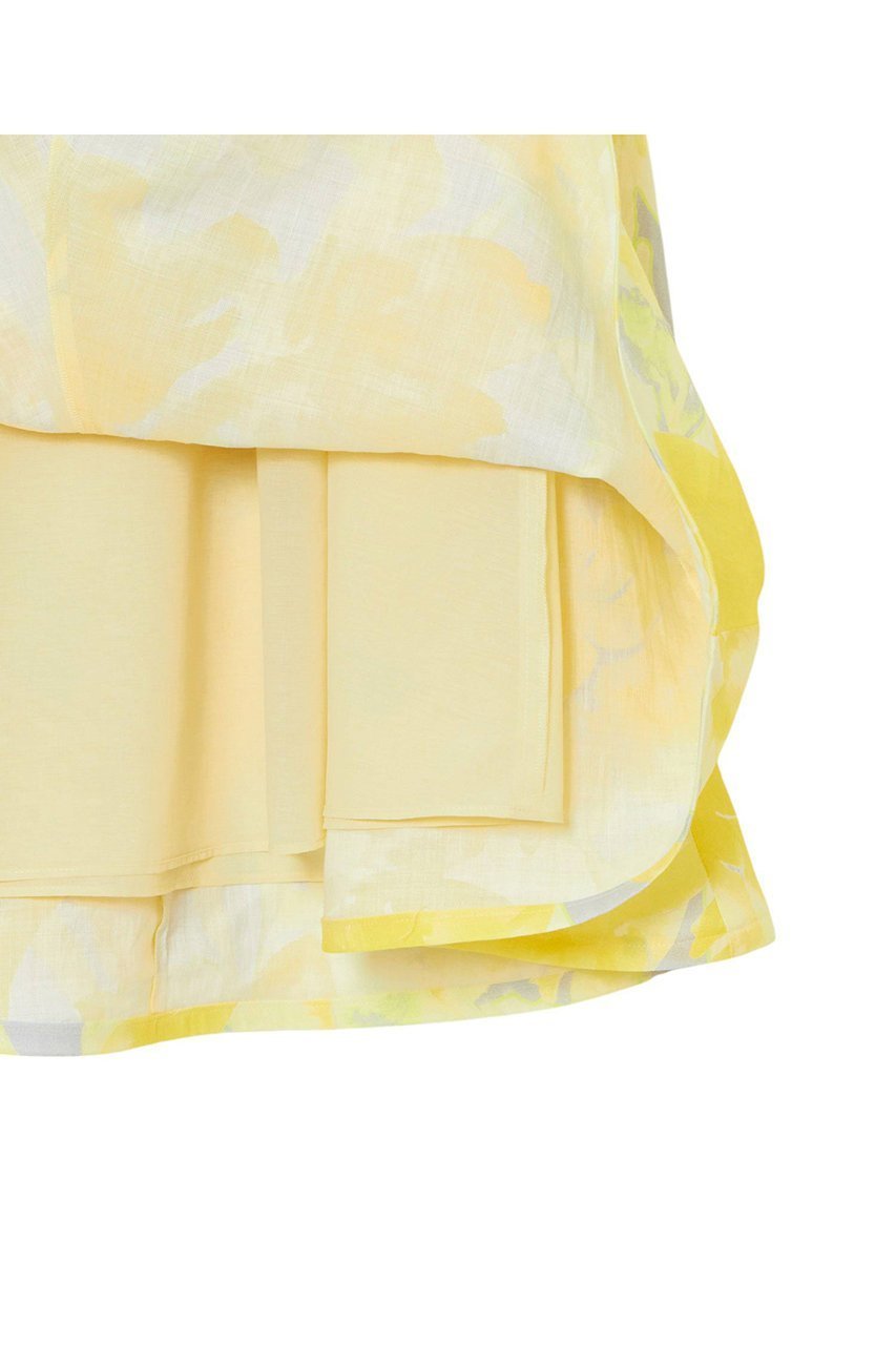 【アナイ/ANAYI】のtransparentプリント リネンスカート 人気、トレンドファッション・服の通販 founy(ファニー) 　ファッション　Fashion　レディースファッション　Fashion for Women　スカート　Skirts　ロングスカート　Long Skirts / Maxi & Midi Skirts　おすすめ　Recommended / Our Picks　イエロー　Yellow　エレガント 上品　Elegant　グラデーション　Gradient, Ombre　ネップ　Nepp, Slub Yarn　フラット　Flat, Flat Shoes　プリント　Print, Printed Pattern　マーメイド　Mermaid, Fishtail Silhouette　リネン　Linen, Linen Fabric　ロング　Long, Long-Length　夏　Summer　other-6|ID: prp329100004513440 ipo3291000000032807876