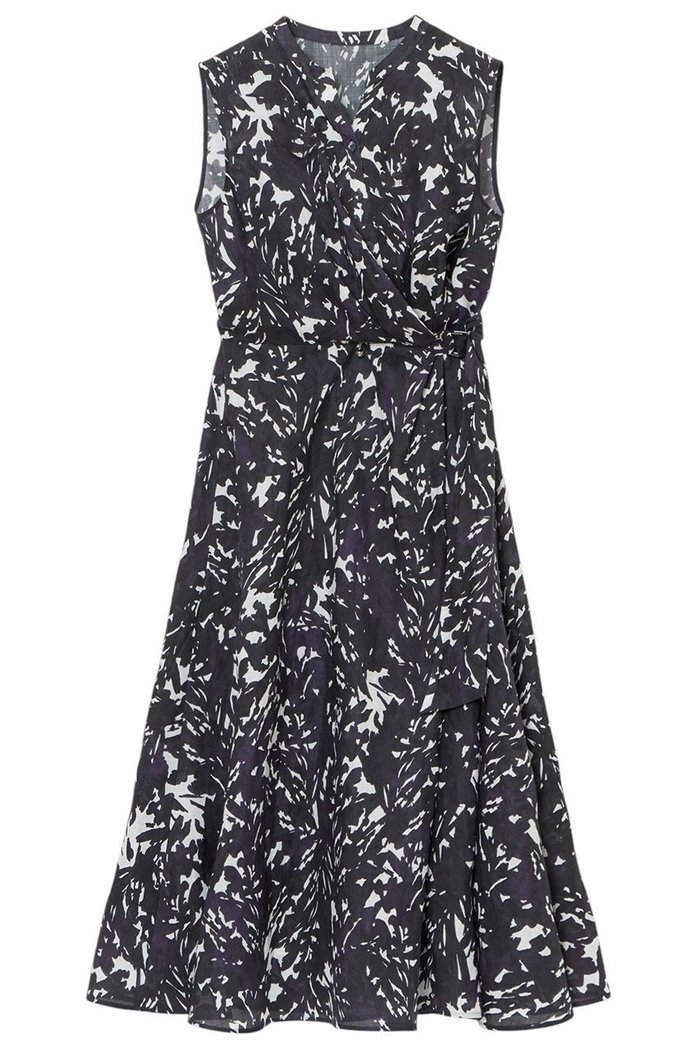 【アナイ/ANAYI】のShade Of Night プリントリネン ワンピース インテリア・キッズ・メンズ・レディースファッション・服の通販 founy(ファニー) https://founy.com/ ファッション Fashion レディースファッション Fashion for Women ワンピース Dresses チュニック Tunic Tops & Dresses カシュクール Wrap Design スキッパー Skipper, Open Collar チュニック Tunic, Long Top デコルテ Décolleté, Neckline ネップ Nepp, Slub Yarn フレア Flare, Flared プリント Print, Printed Pattern ペチコート Petticoat, Underskirt リネン Linen, Linen Fabric リボン Ribbon, Bow ロング Long, Long-Length エレガント 上品 Elegant |ID: prp329100004513441 ipo3291000000036107073